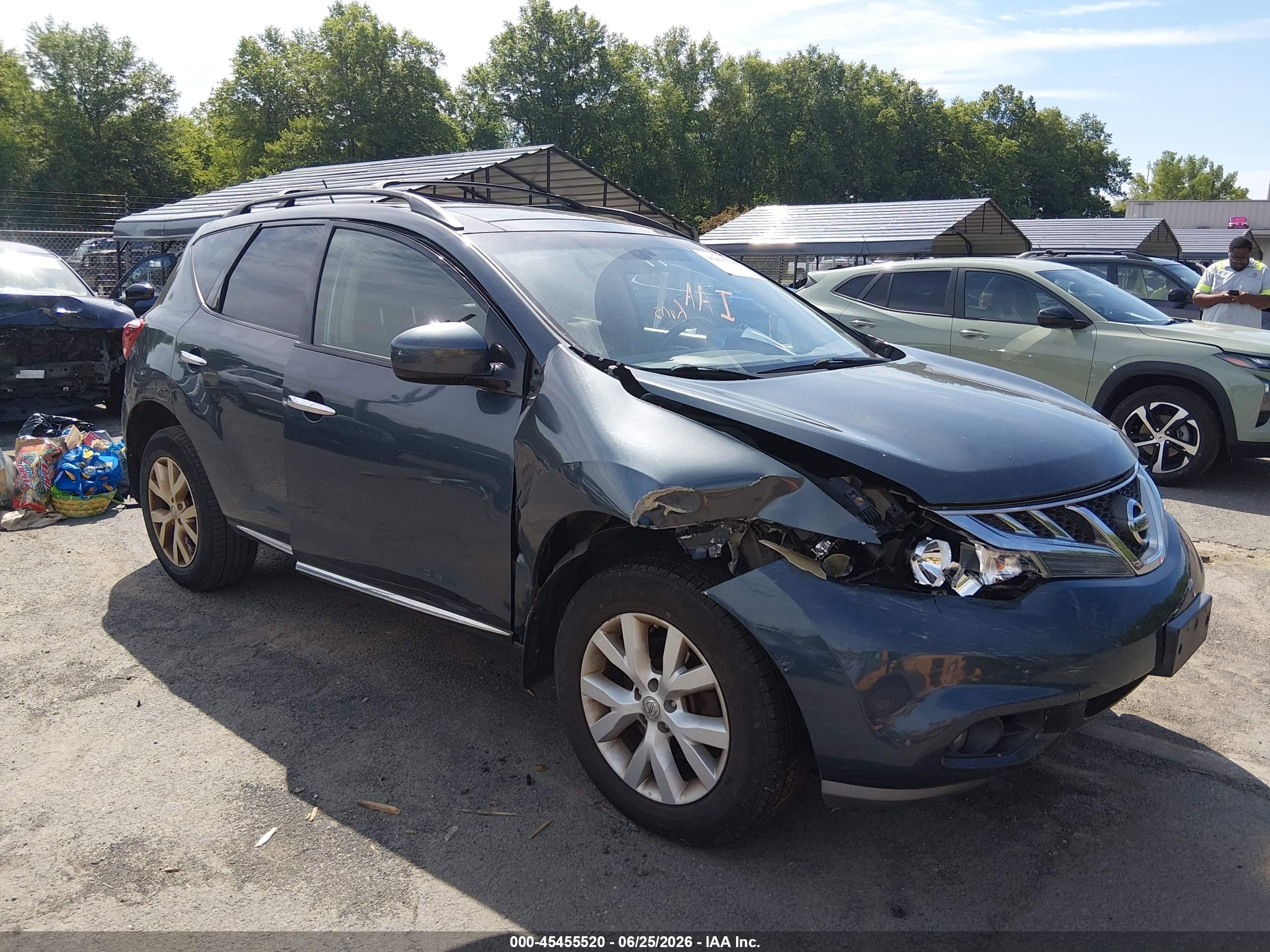 2011 Nissan Murano SL, VIN JN8AZ1MW8BW183716 — Front end