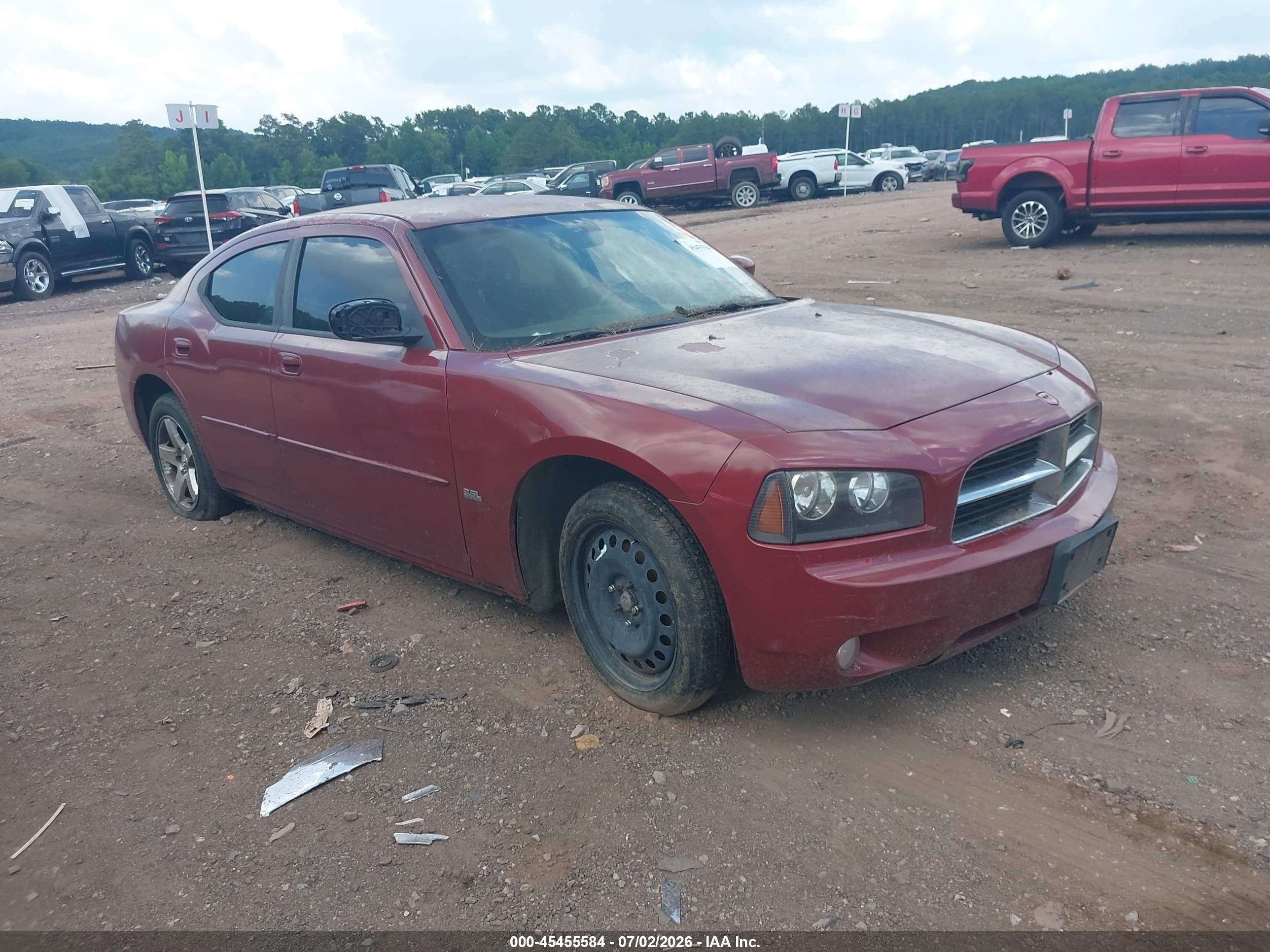 2010 Dodge Charger SXT, VIN 2B3CA3CV4AH297940 — Rear end