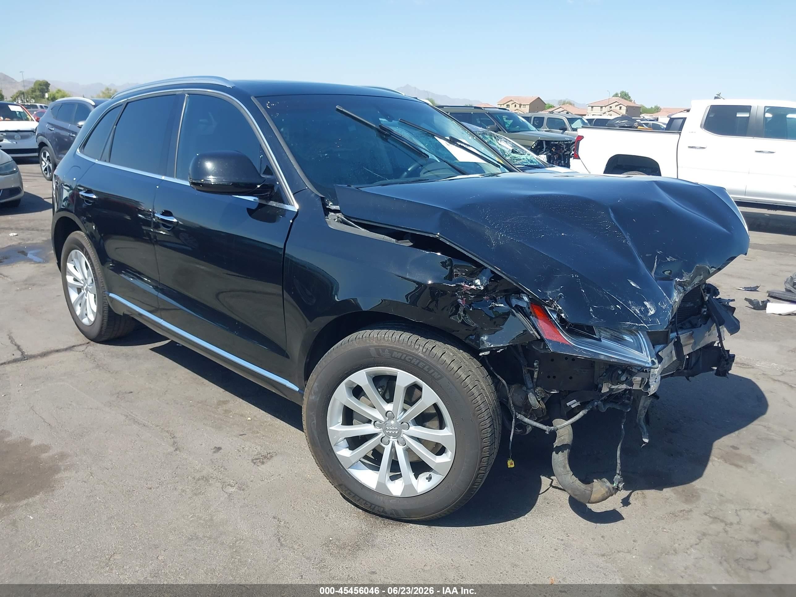 2015 Audi Q5 Premium, VIN WA1CFAFP4FA070183 — Front end