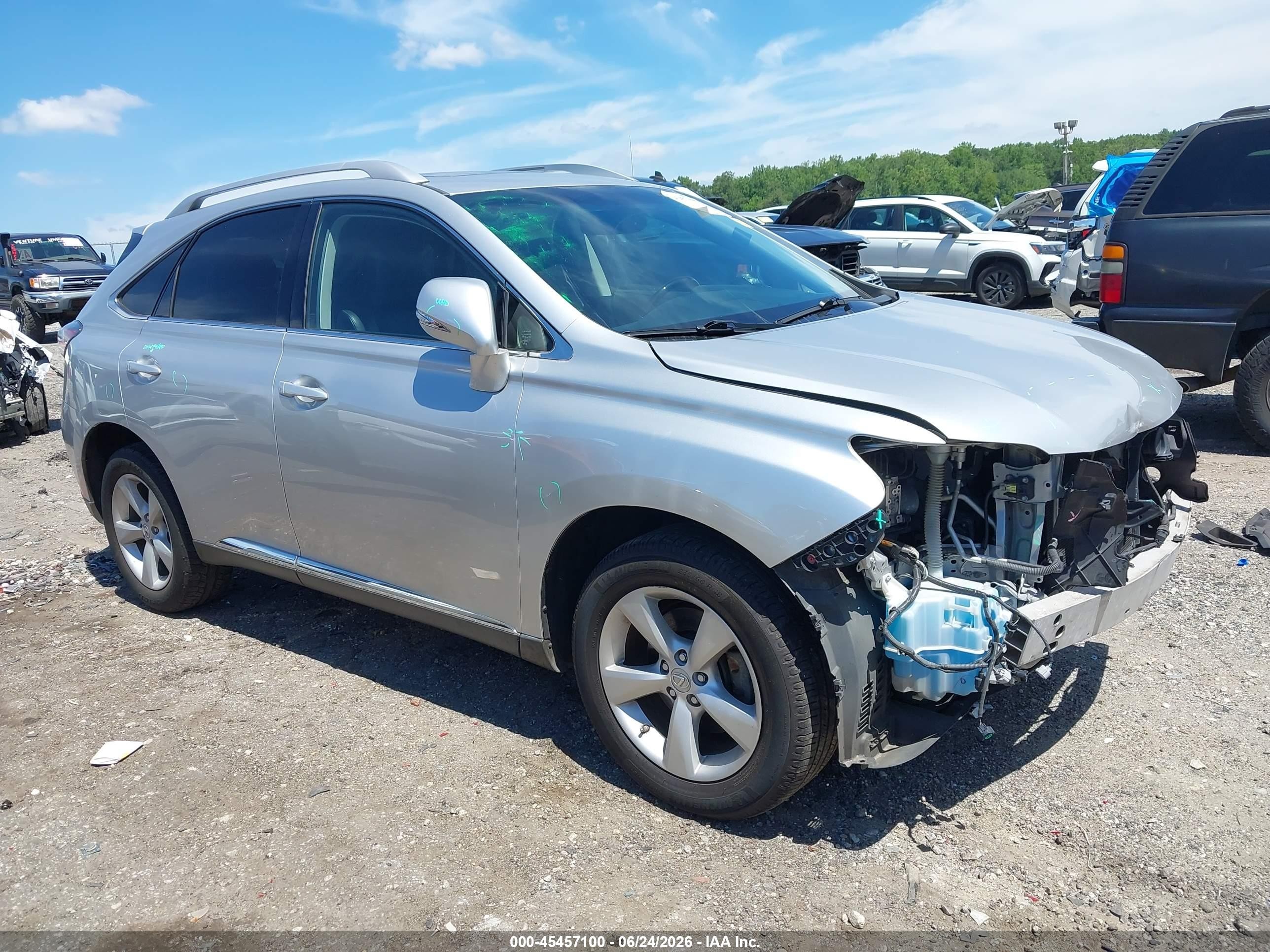 2015 Lexus RX 350, VIN JTJBK1BAXF2469847 — Front end