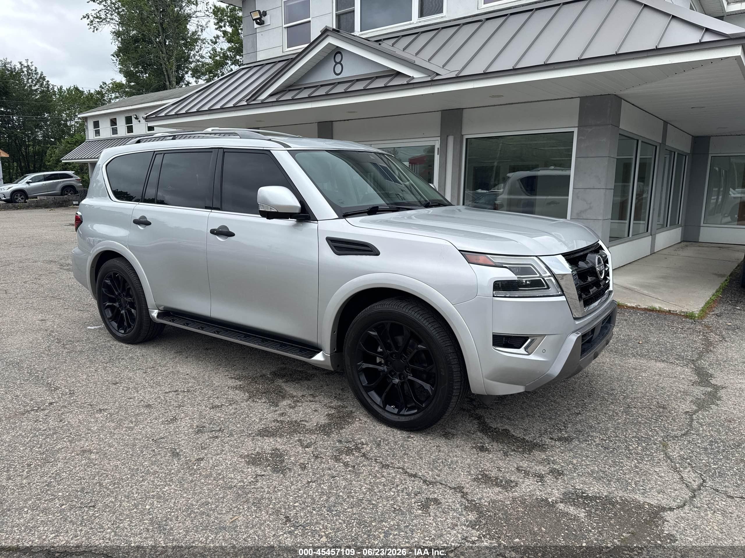 2021 Nissan Armada SL, VIN JN8AY2BA1M9372547 — Фото с аукциона
