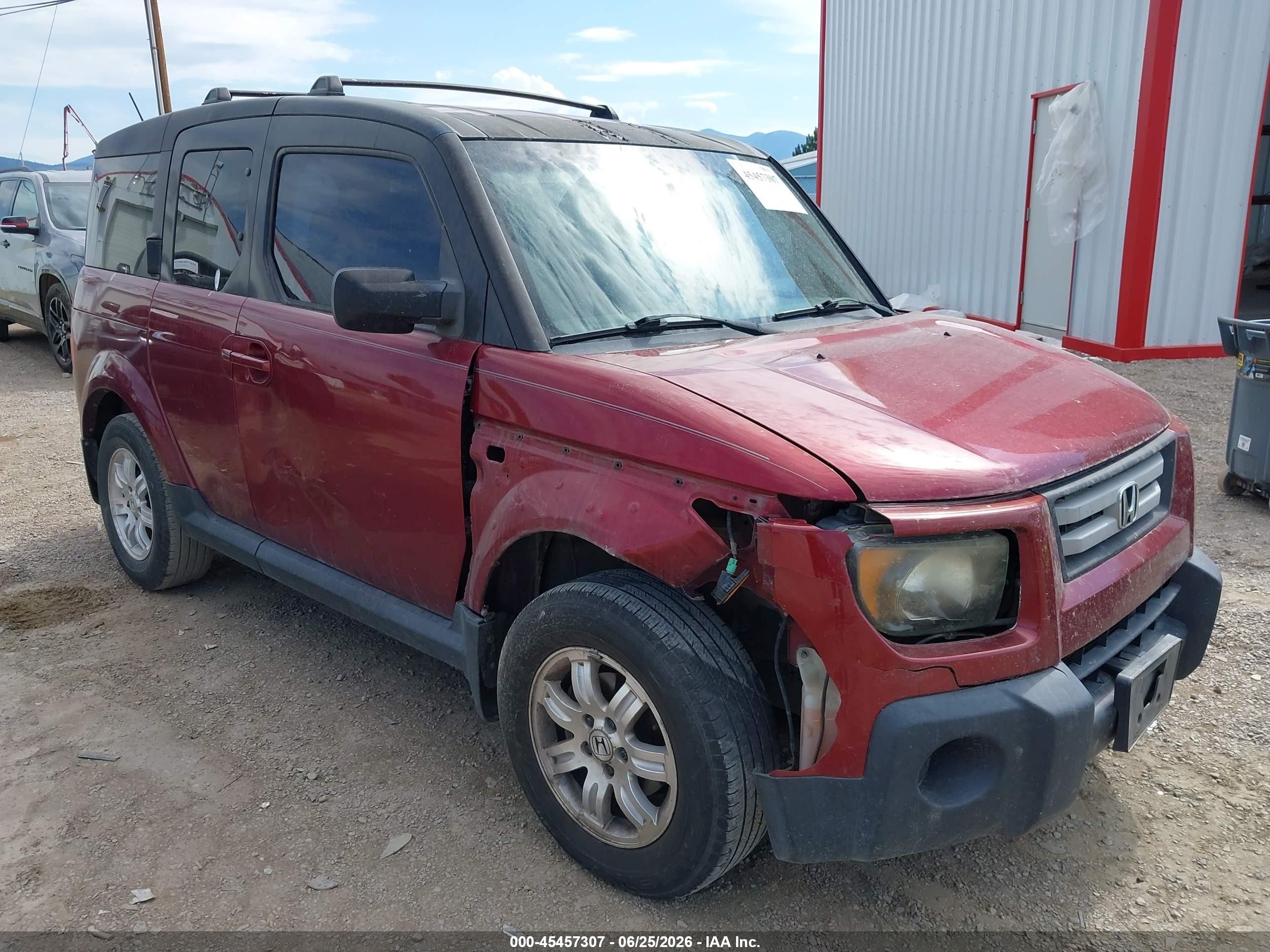 2007 Honda Element EX, VIN 5J6YH28717L005686 — Side
