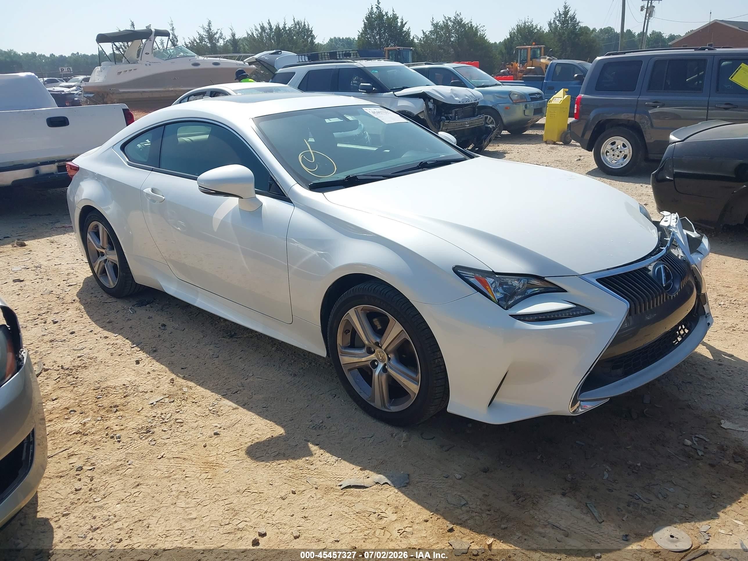 2015 Lexus RC 350 F Sport, VIN JTHSE5BCXF5002640 — Front end