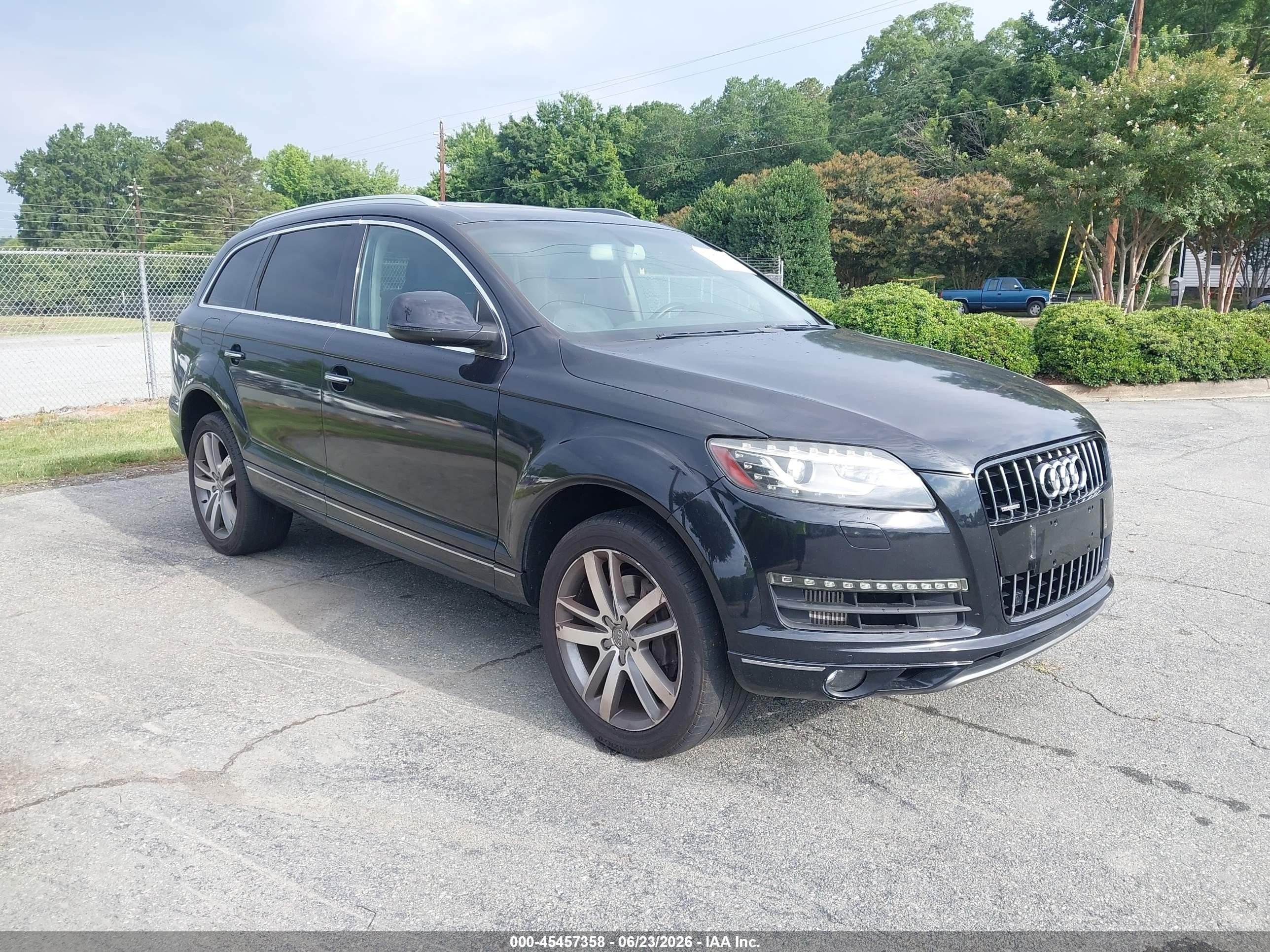 2012 Audi Q7 Premium Plus, VIN WA1LMAFE0CD003417 — Not stated