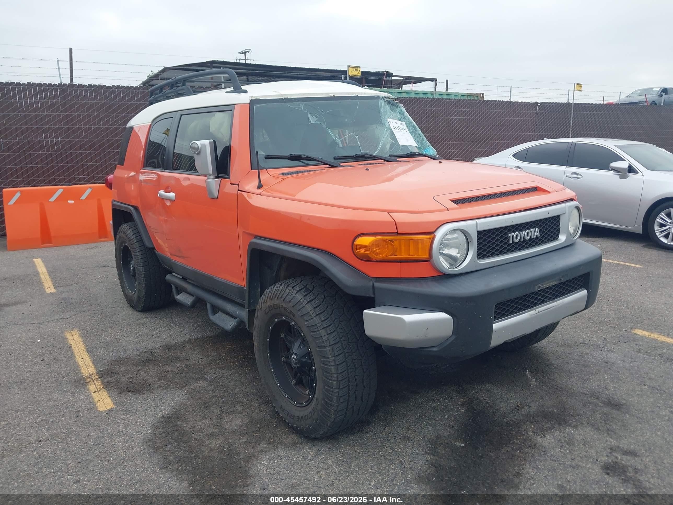2014 Toyota FJ Cruiser, VIN JTEBU4BF4EK178006 — Rollover