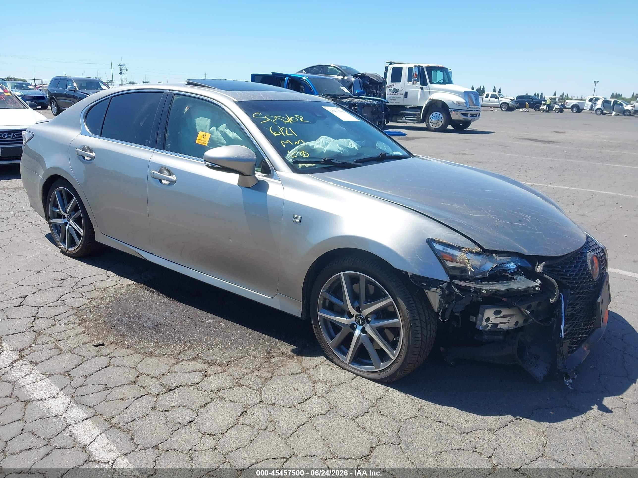 2018 Lexus GS 350 F Sport, VIN JTHBZ1BLXJA016275 — Biohazard / chemical
