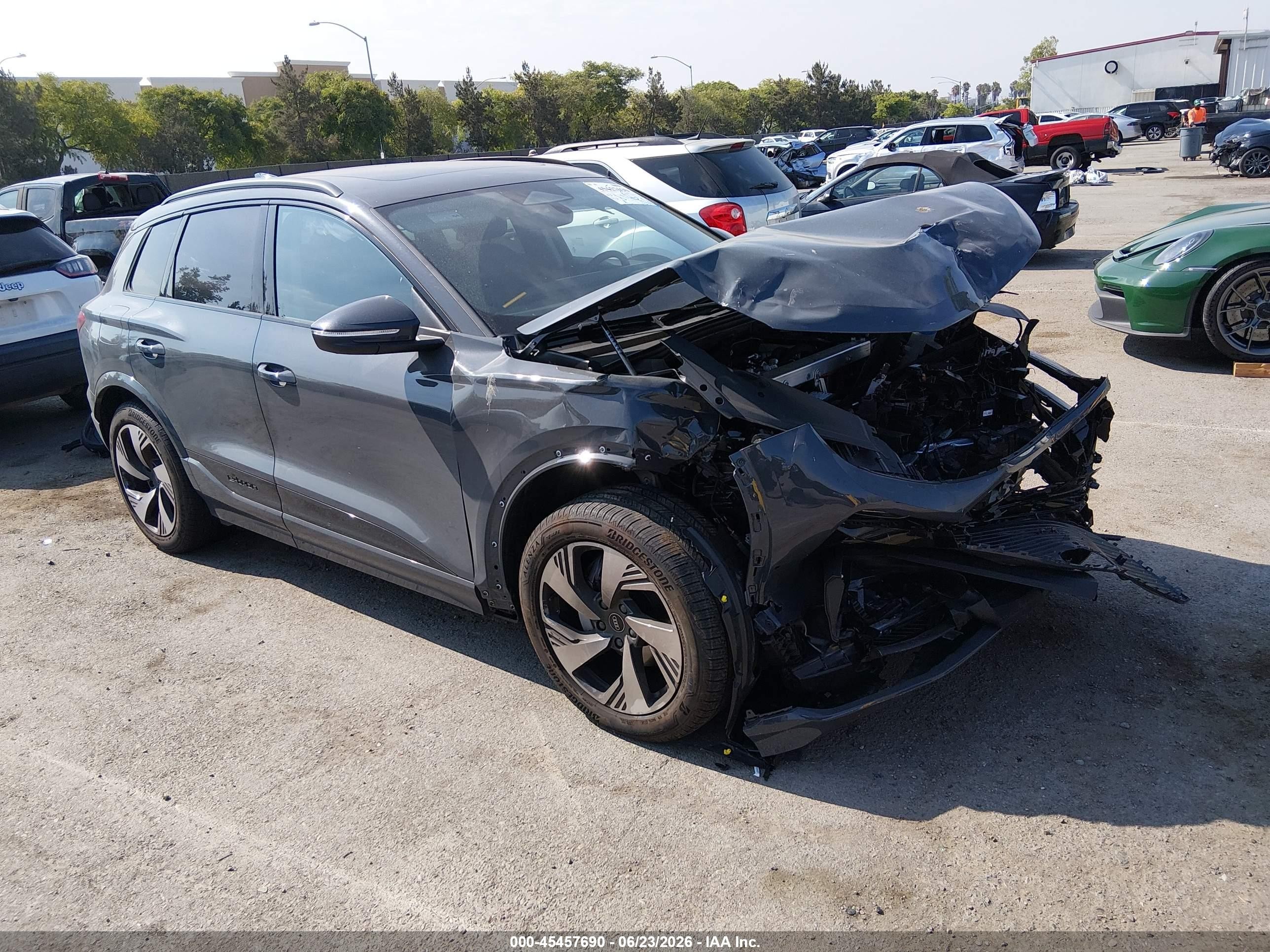 2025 Audi Q6 e-tron Premium Plus, VIN WA124BGF7SA067415 — Front end