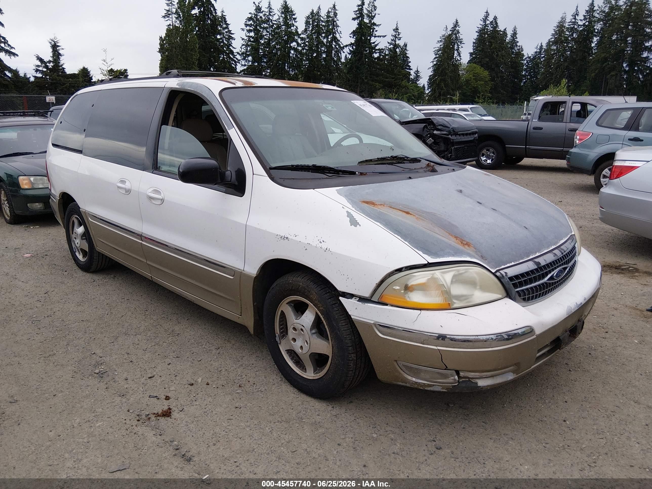 2000 Ford Windstar SEL, VIN 2FMDA5340YBB48116 — Normal wear