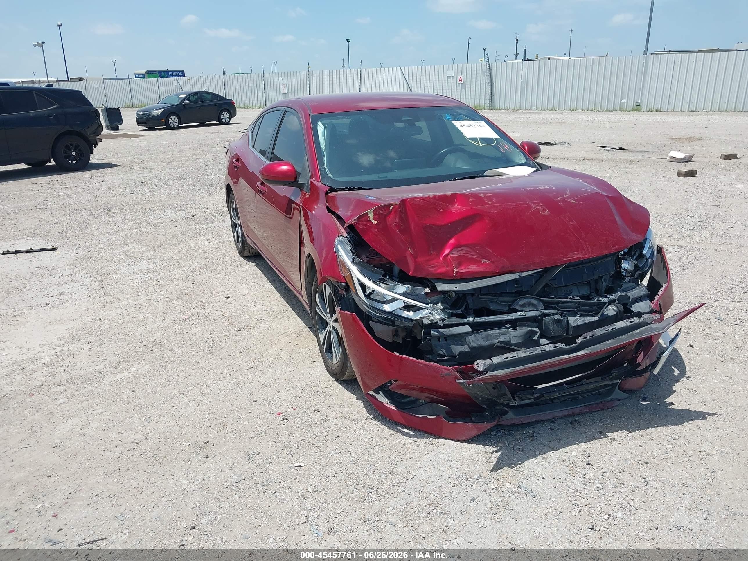 2023 Nissan Sentra SV, VIN 3N1AB8CV0PY279456 — Front end