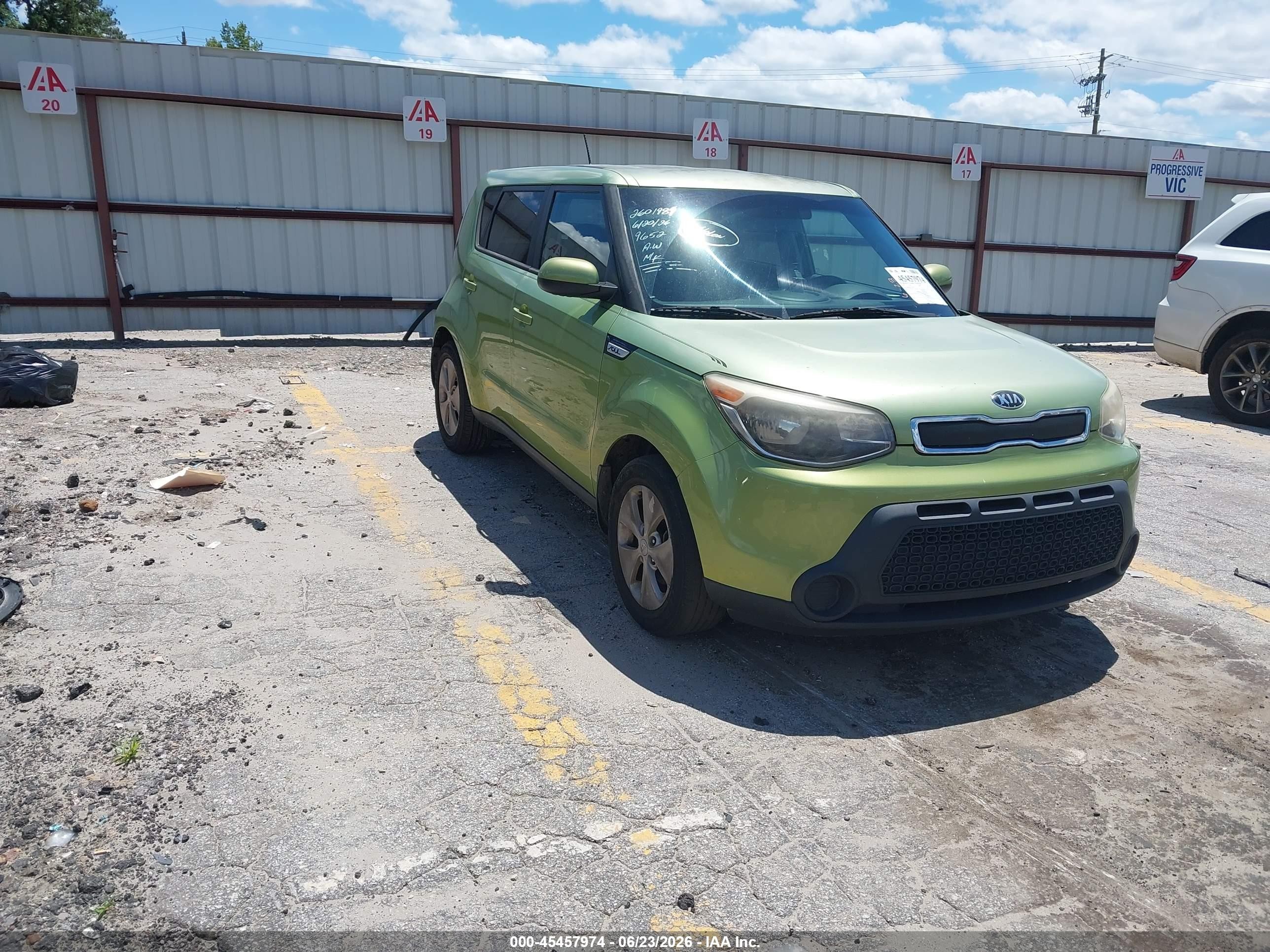 2015 Kia Soul, VIN KNDJN2A2XF7779652 — Theft recovery