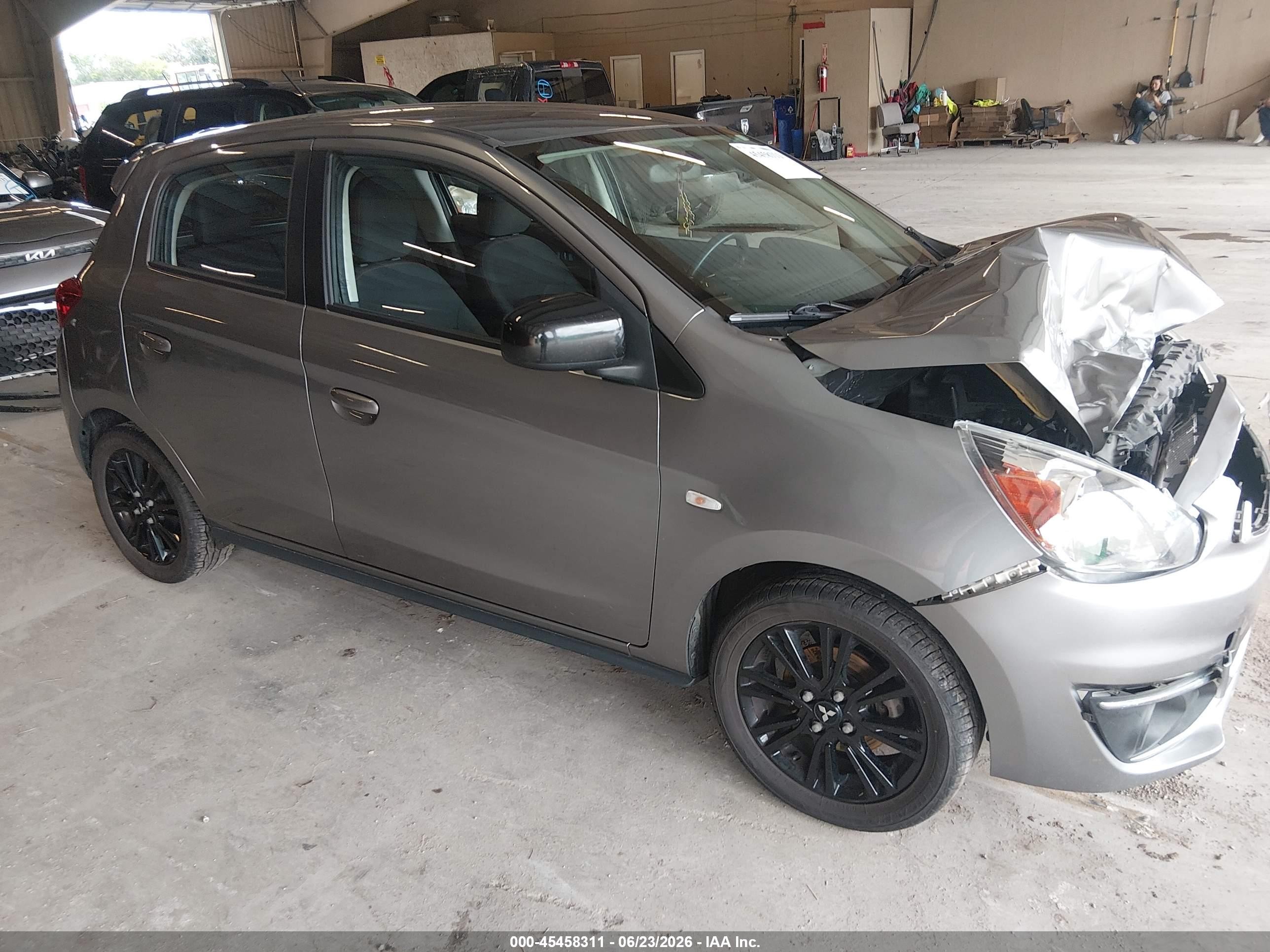 2020 Mitsubishi Mirage LE, VIN ML32A5HJ3LH001636 — Front end