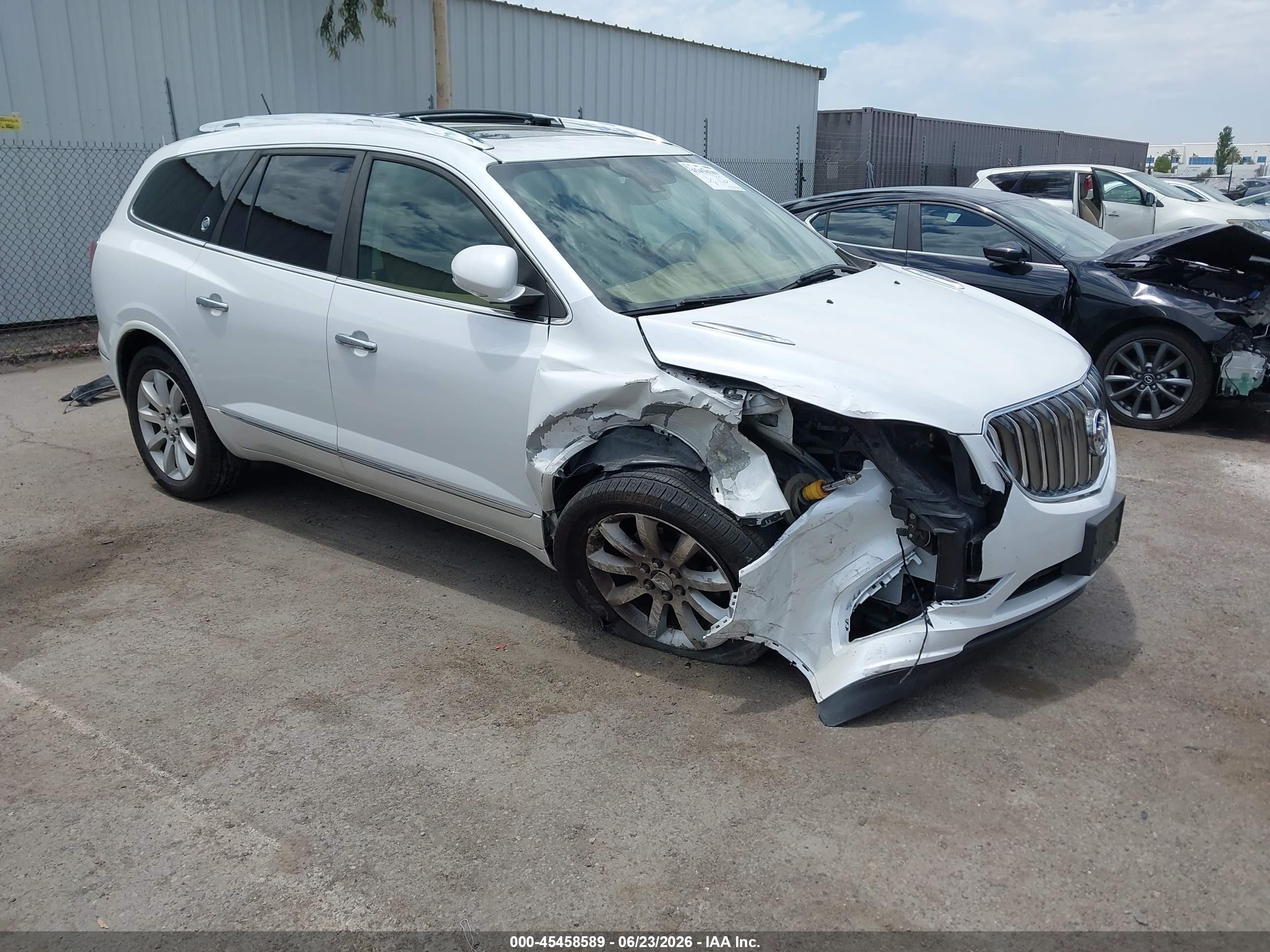 2016 Buick Enclave Premium, VIN 5GAKRCKD7GJ239471 — Front end