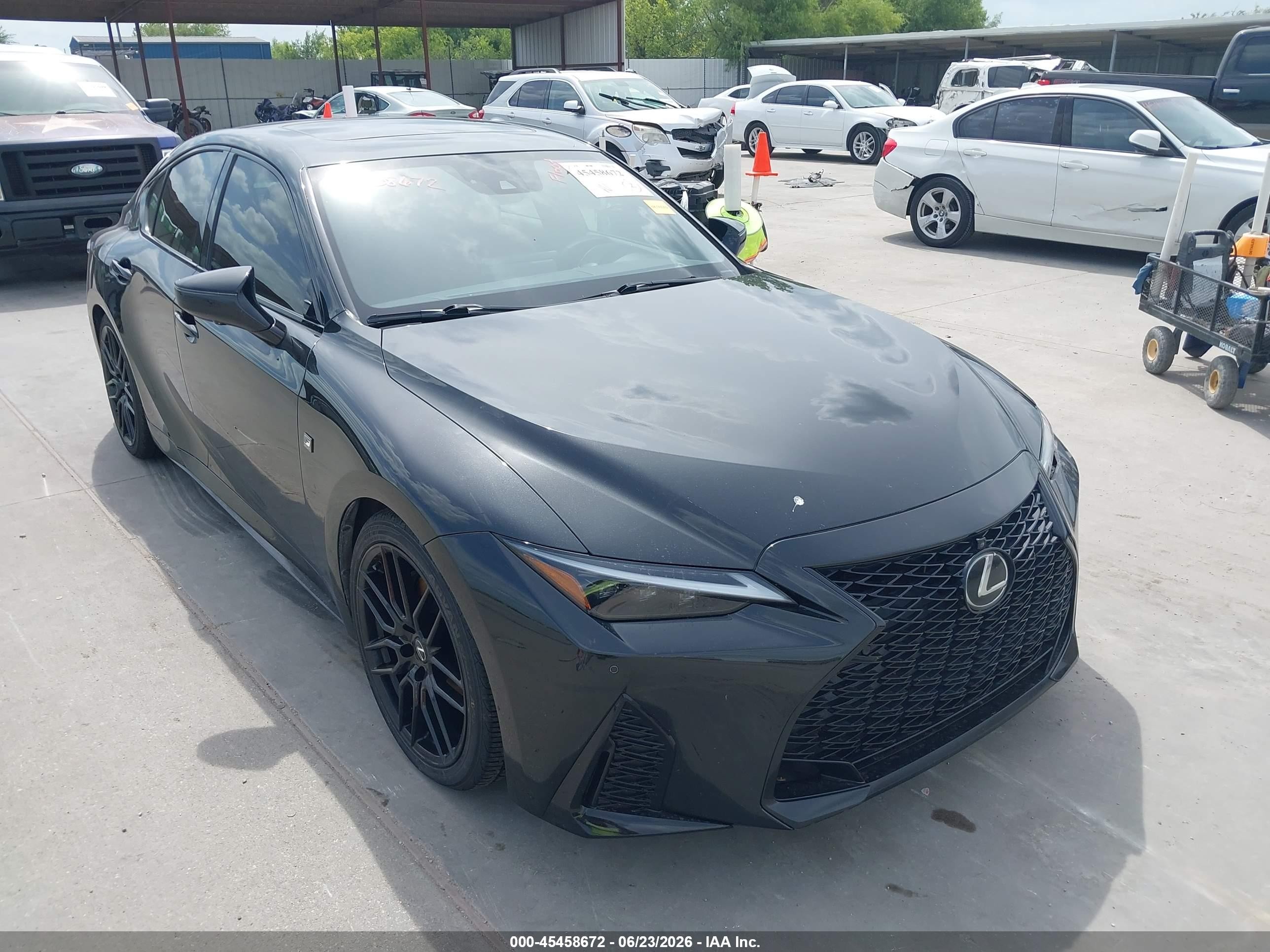 2021 Lexus IS 350 F Sport, VIN JTHGZ1B26M5040020 — Water / flood