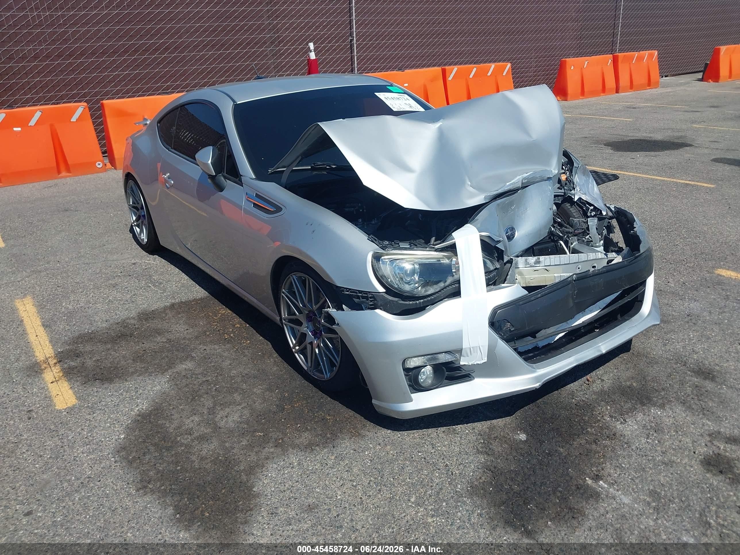 2014 Subaru BRZ Limited, VIN JF1ZCAC11E9602715 — Front end