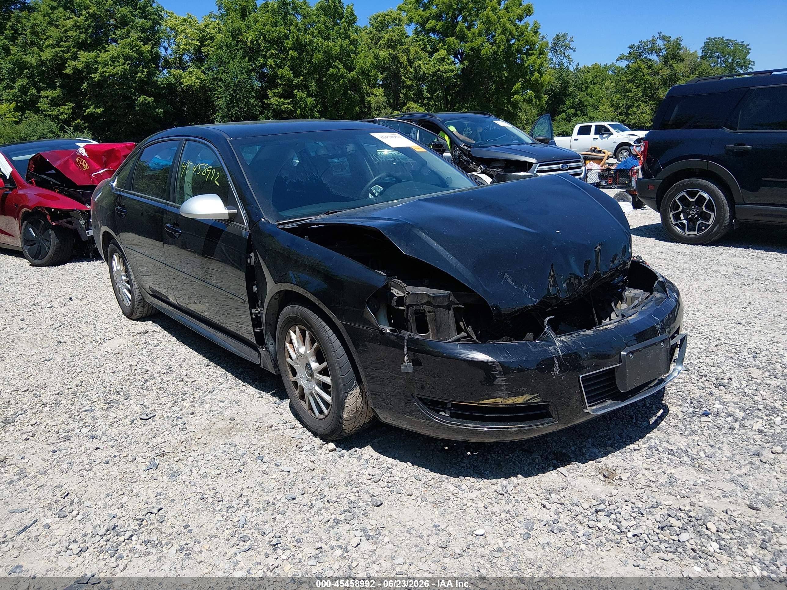 2009 Chevrolet Impala LS, VIN 2G1WB57K291198308 — Front end