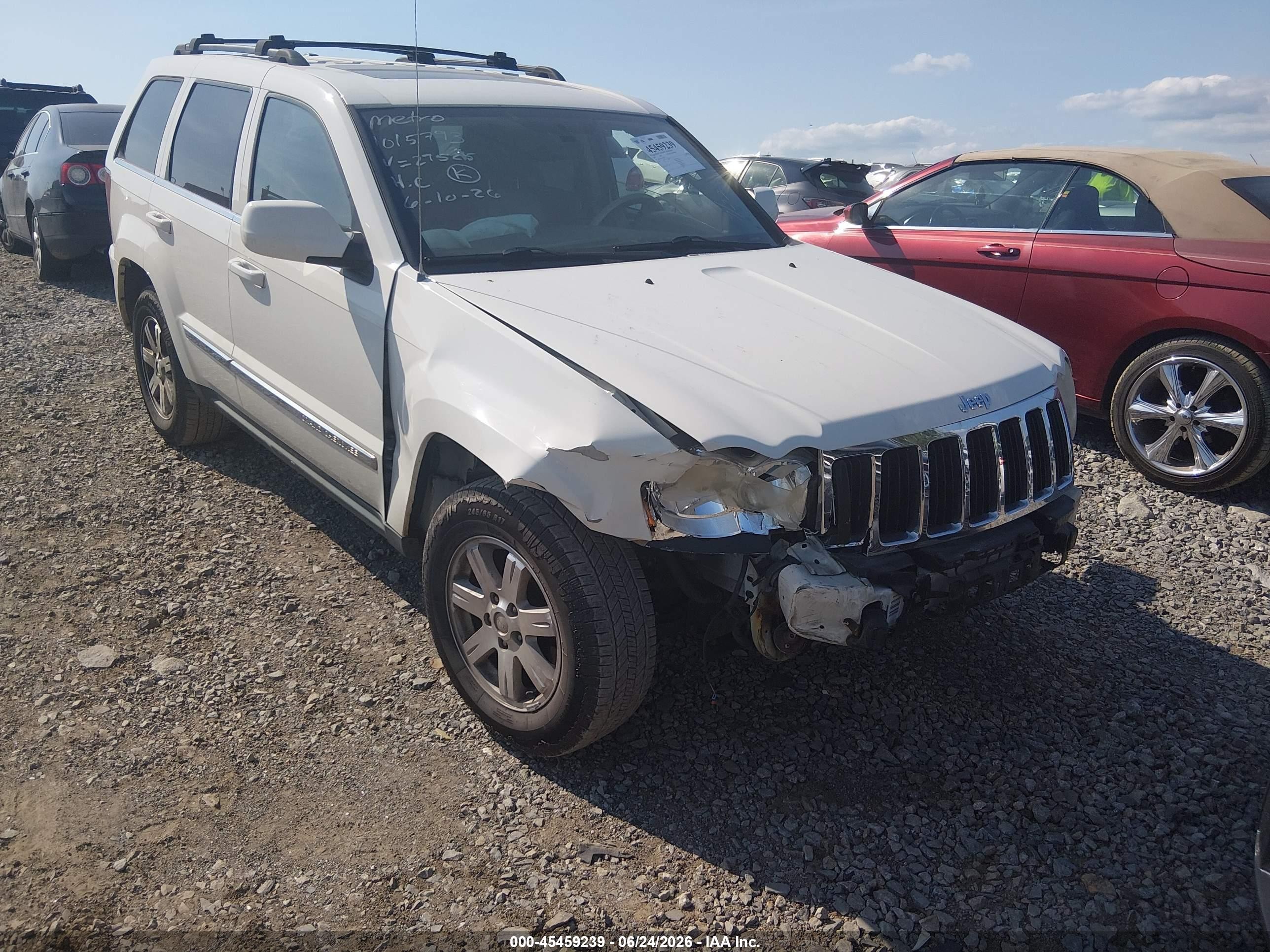 2009 Jeep Grand Cherokee, VIN 1J8GS58K59C529525 — Front end