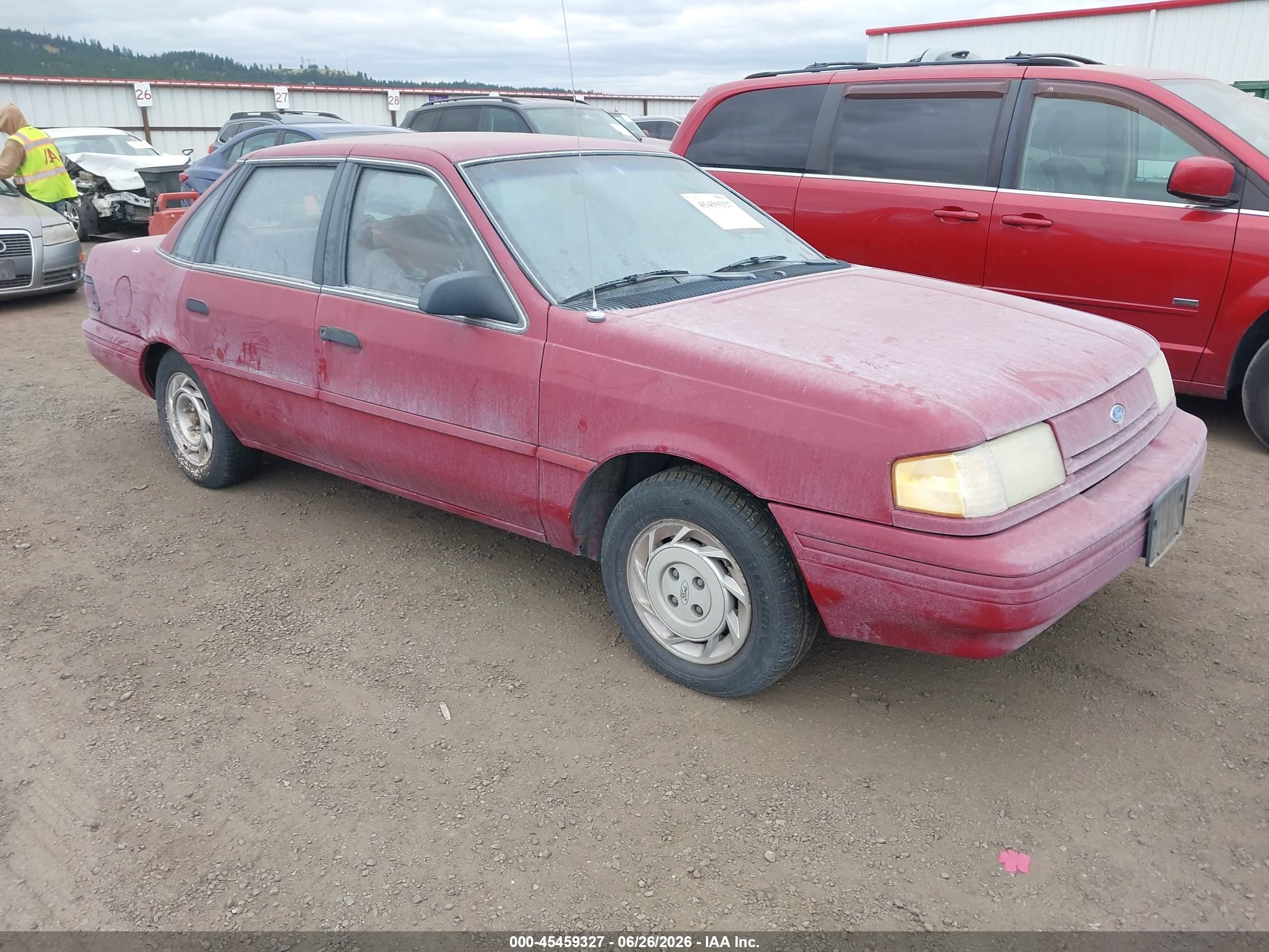 1992 Ford Tempo, VIN 2FAPP36U1NB174709 — Normal wear