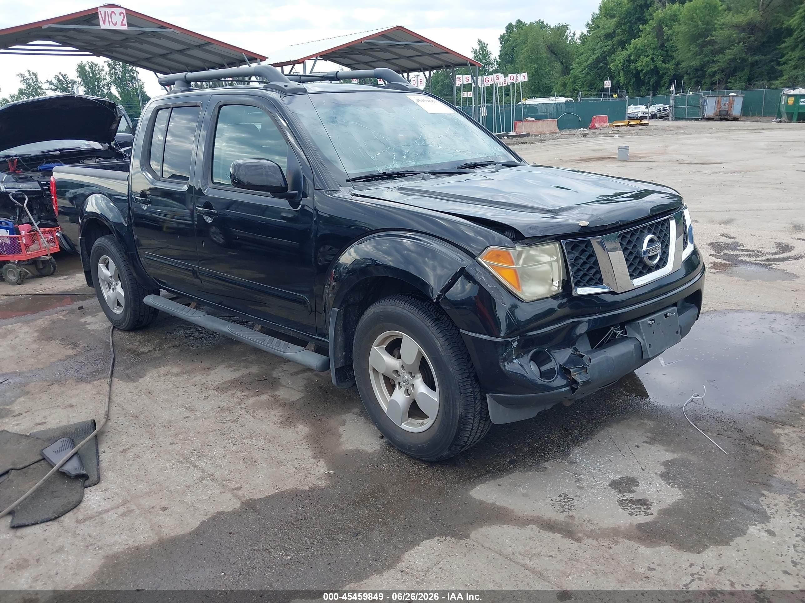 2008 Nissan Frontier SE, VIN 1N6AD07U68C409547 — Front end