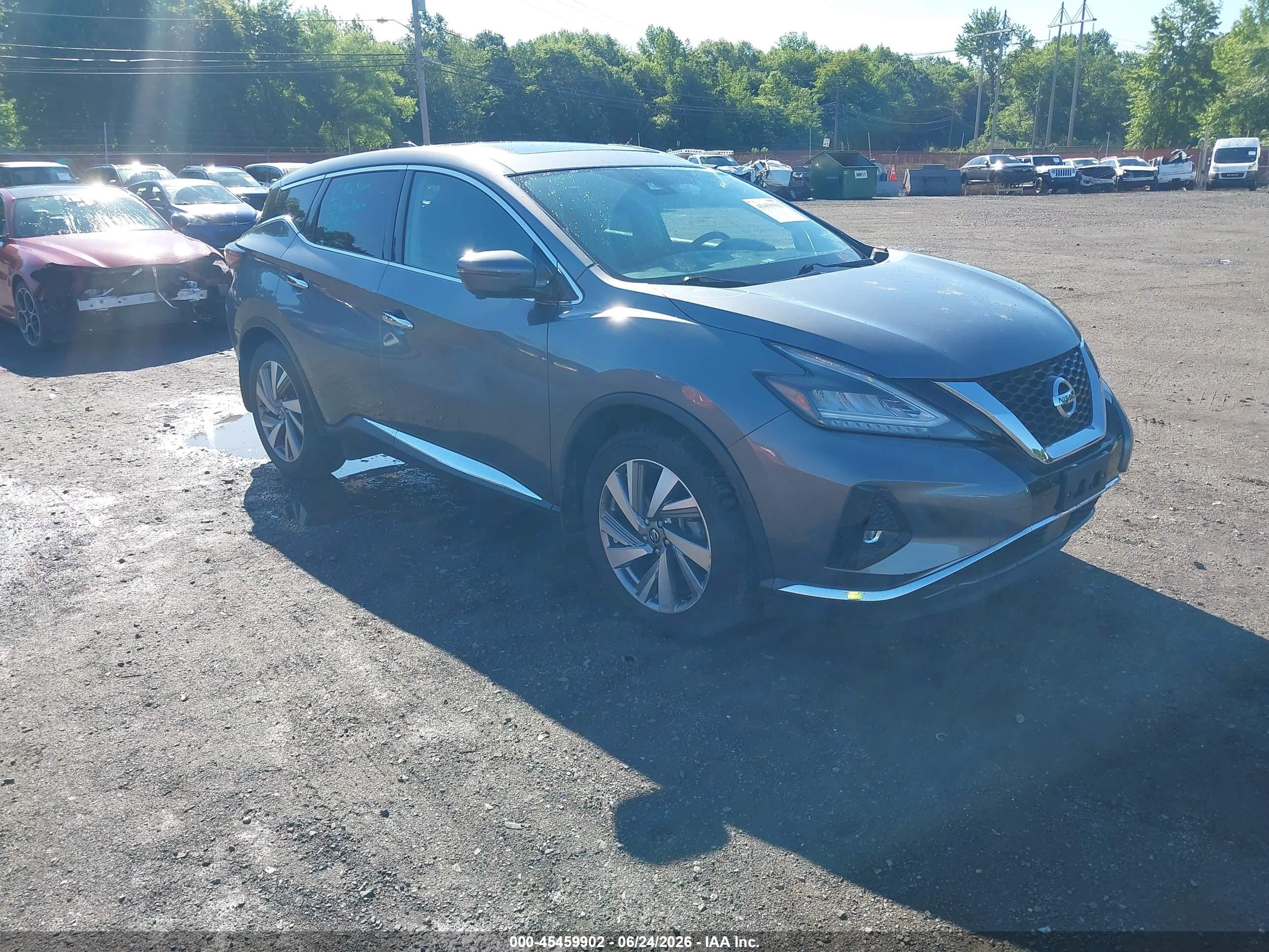 2021 Nissan Murano SL, VIN 5N1AZ2CS2MC108669 — Roof