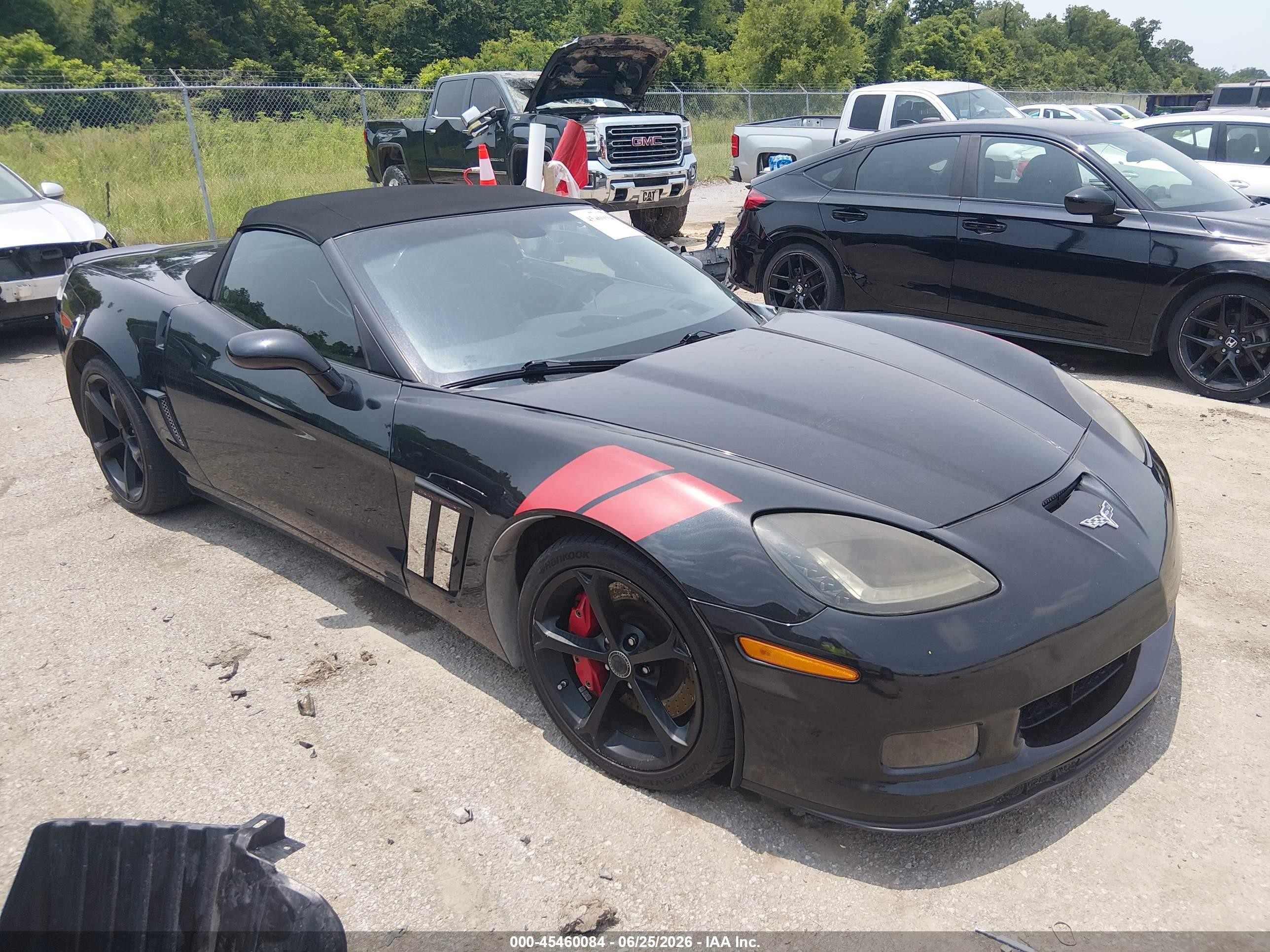 2012 Chevrolet Corvette Z16 Grand Sport 4LT, VIN 1G1YX3DW4C5103873 — Water / flood