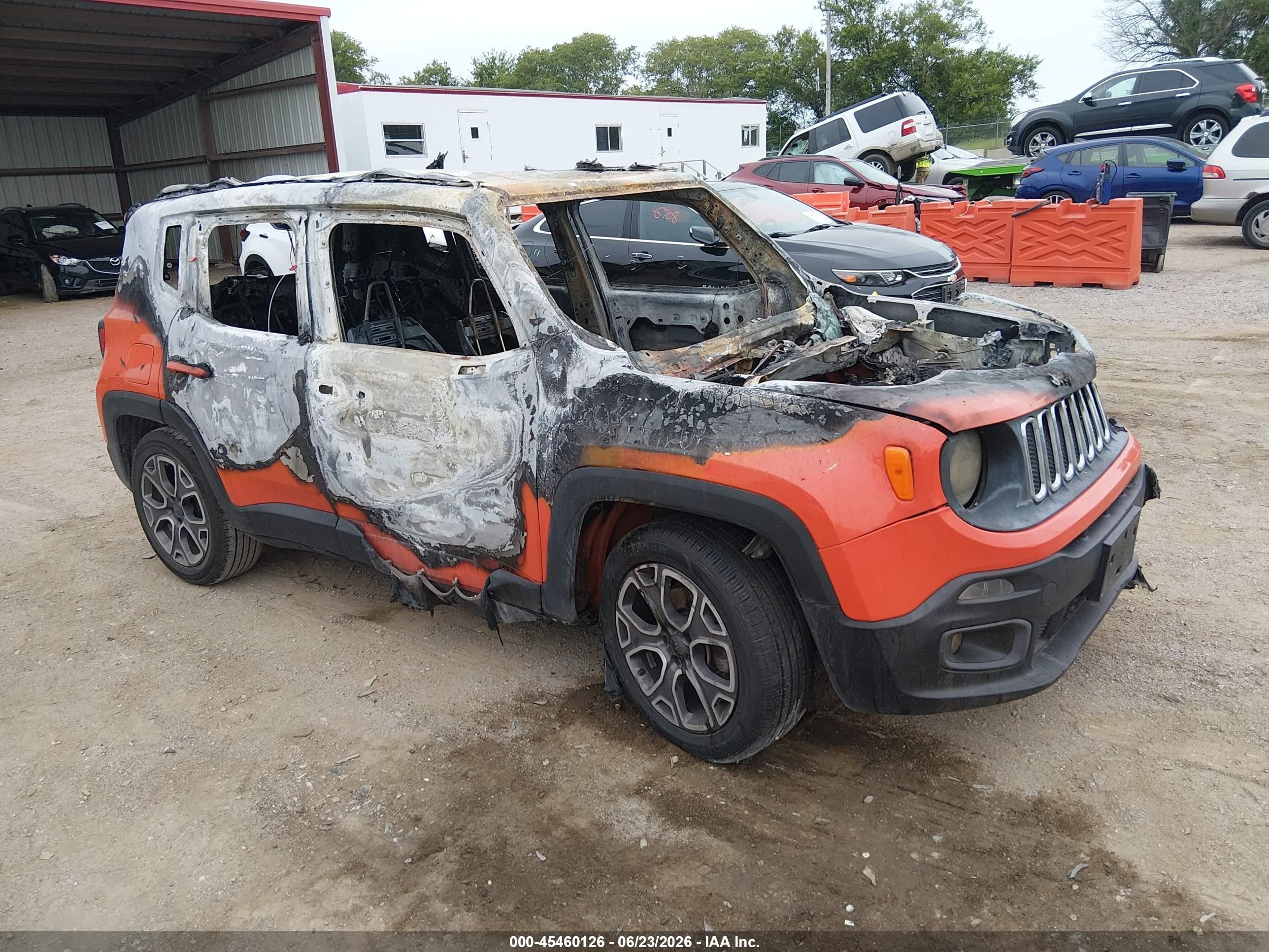 2015 Jeep Renegade Latitude, VIN ZACCJABT5FPB33850 — Burn