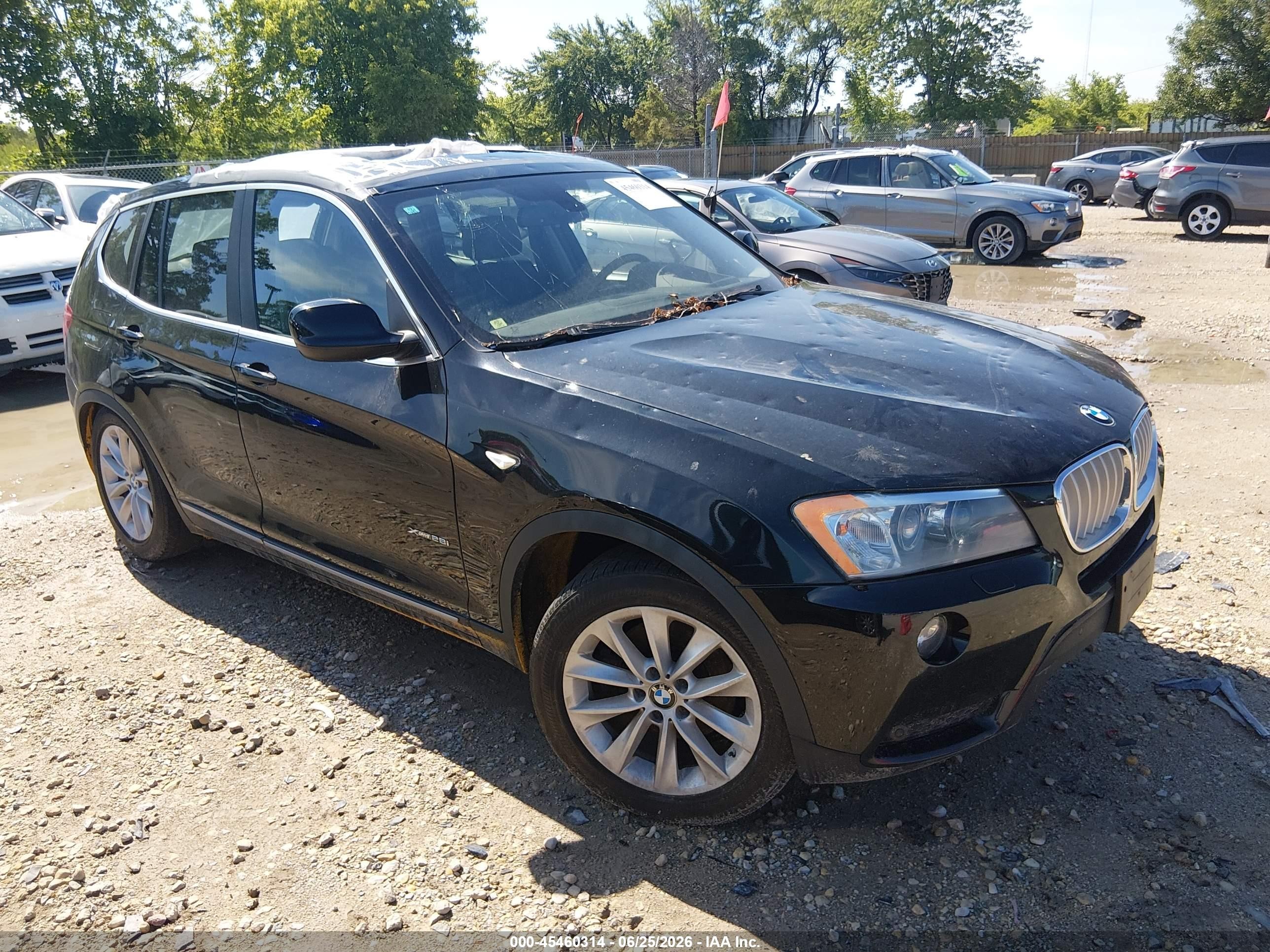 2014 BMW X3 xDrive28i, VIN 5UXWX9C5XE0D37852 — Град