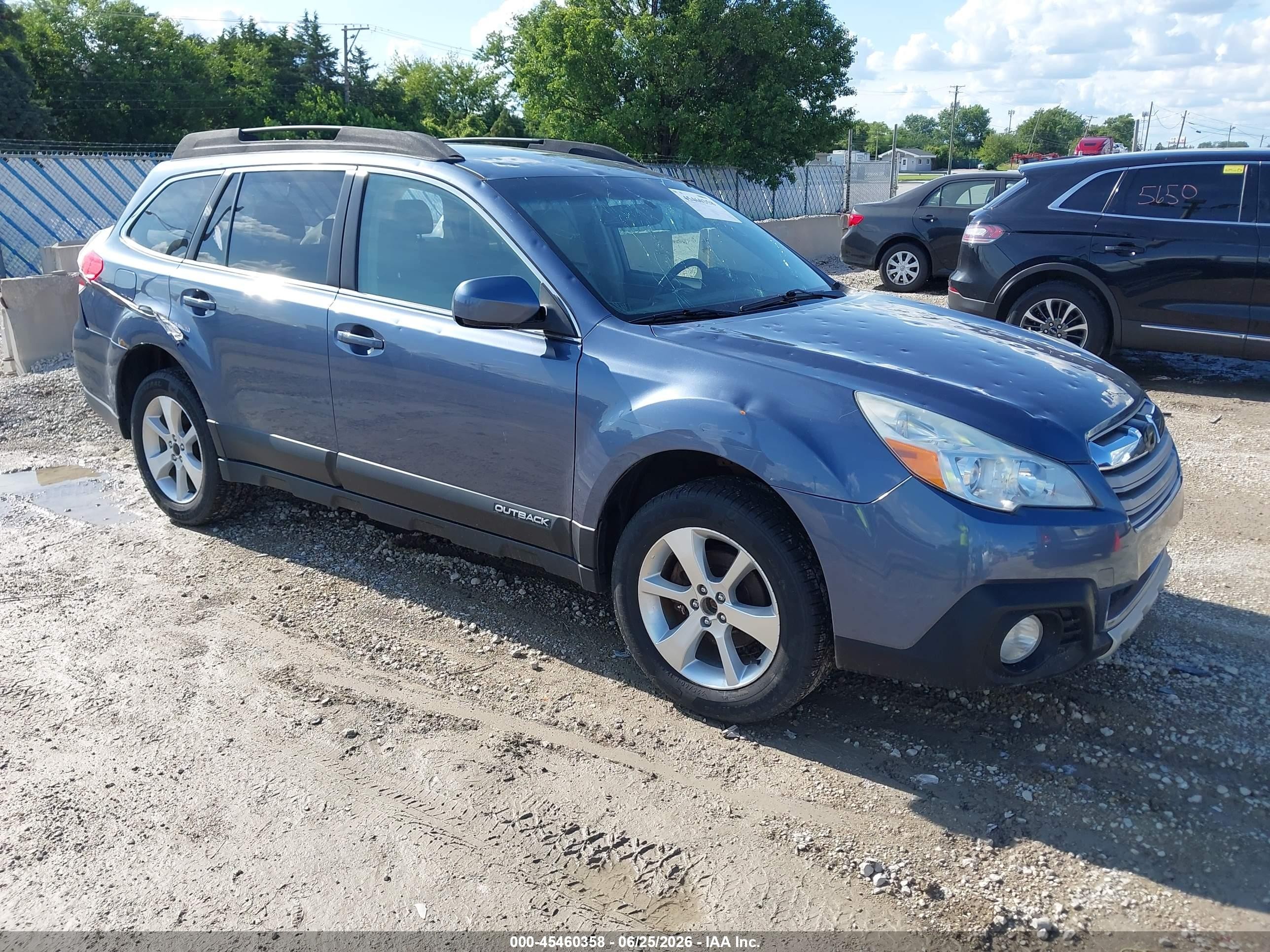 2014 Subaru Outback Limited, VIN 4S4BRCMC5E3295814 — Hail
