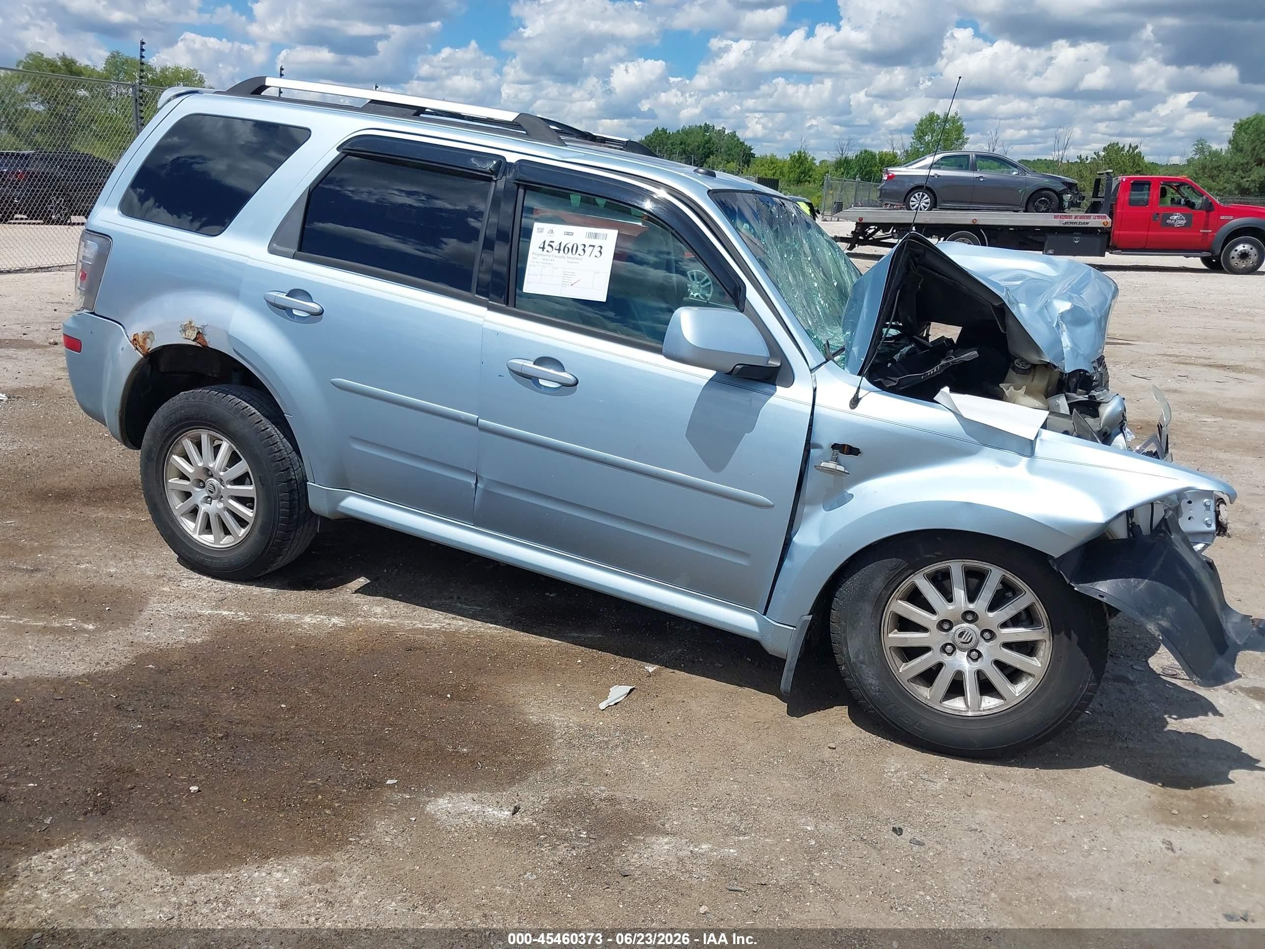 2009 Mercury Mariner Premier, VIN 4M2CU97G89KJ08631 — Front end
