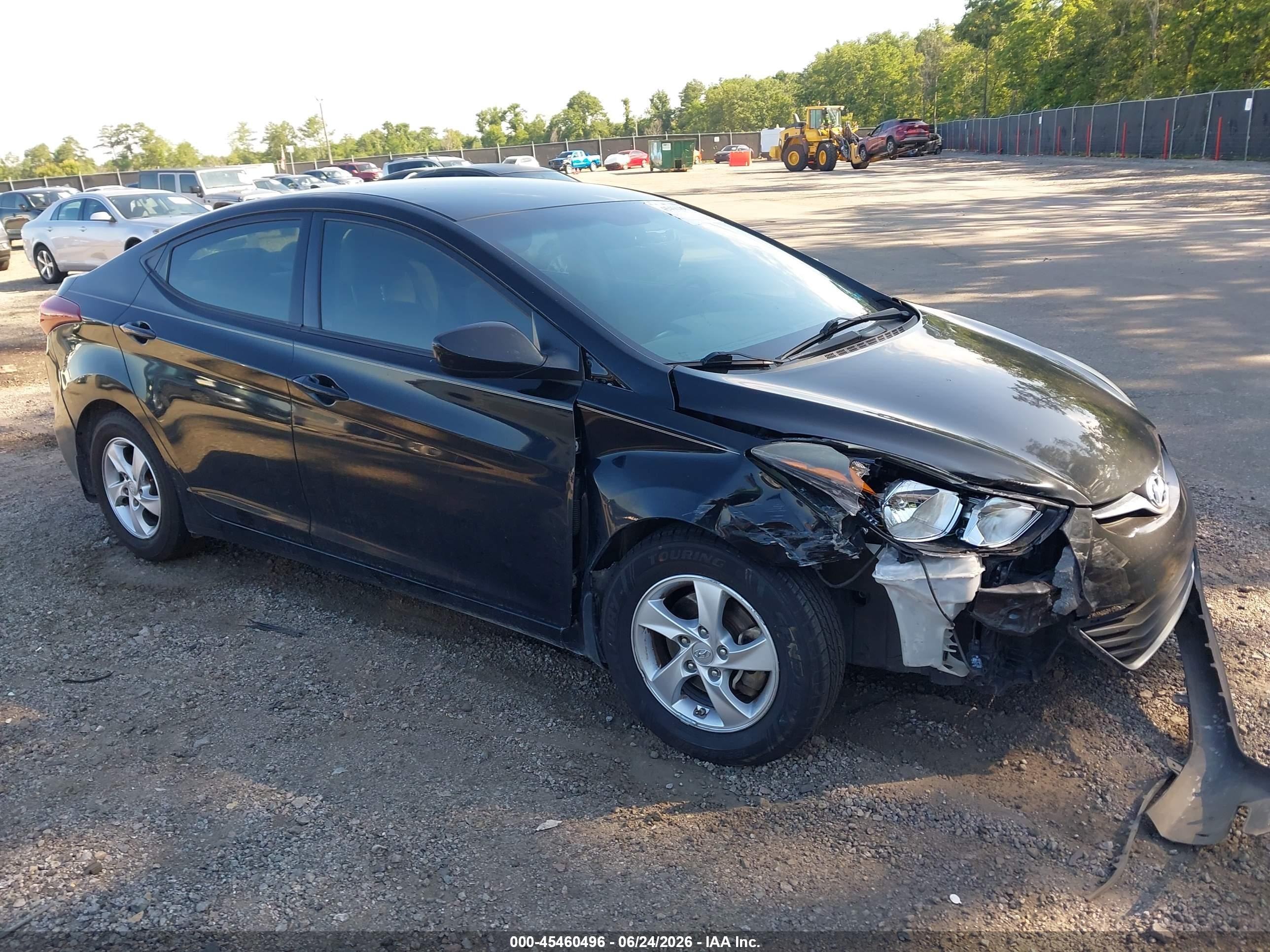 2015 Hyundai Elantra SE, VIN KMHDH4AE5FU320729 — Front end