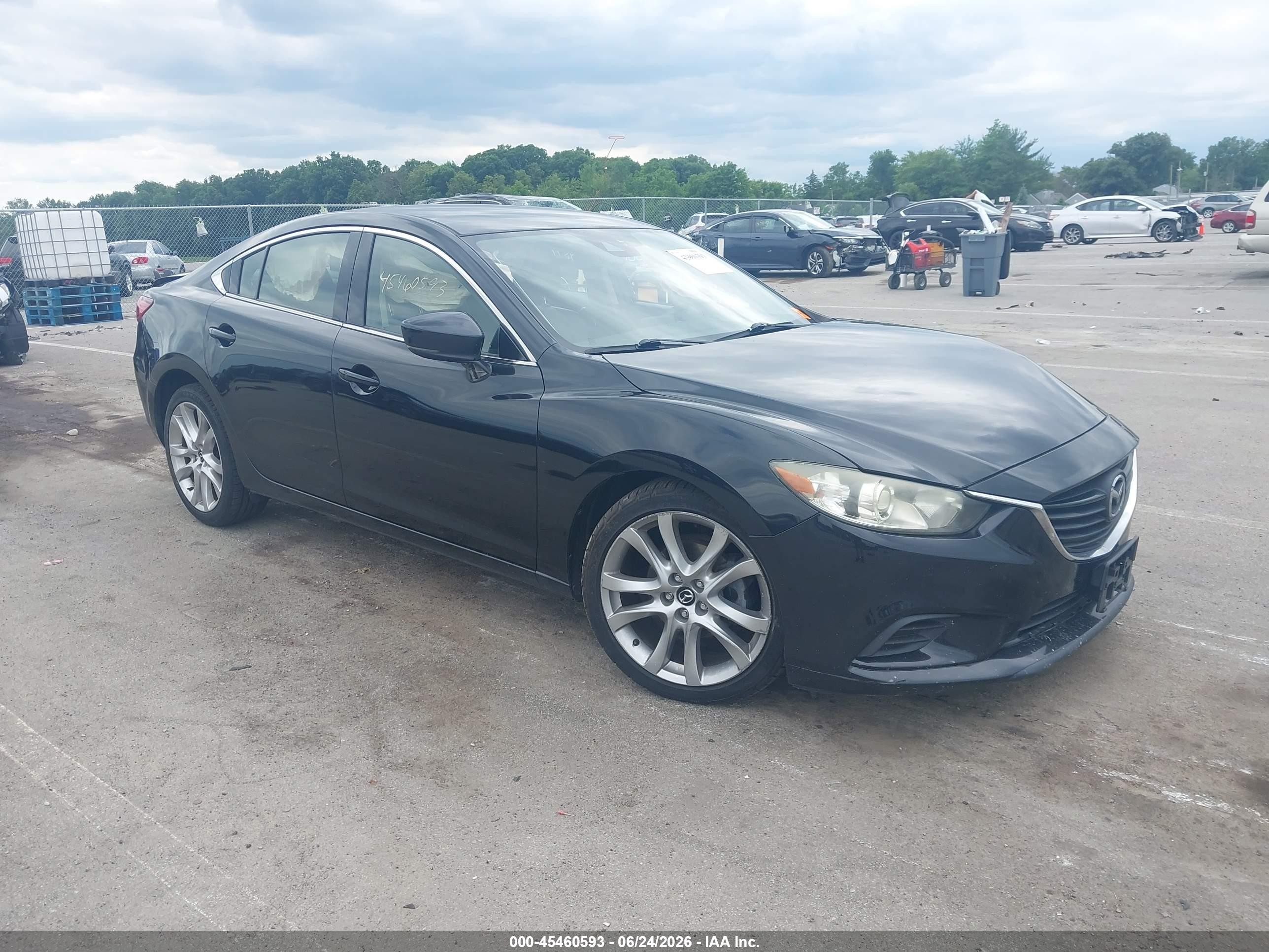 2017 Mazda 6 Touring, VIN JM1GL1V50H1108060 — Front end