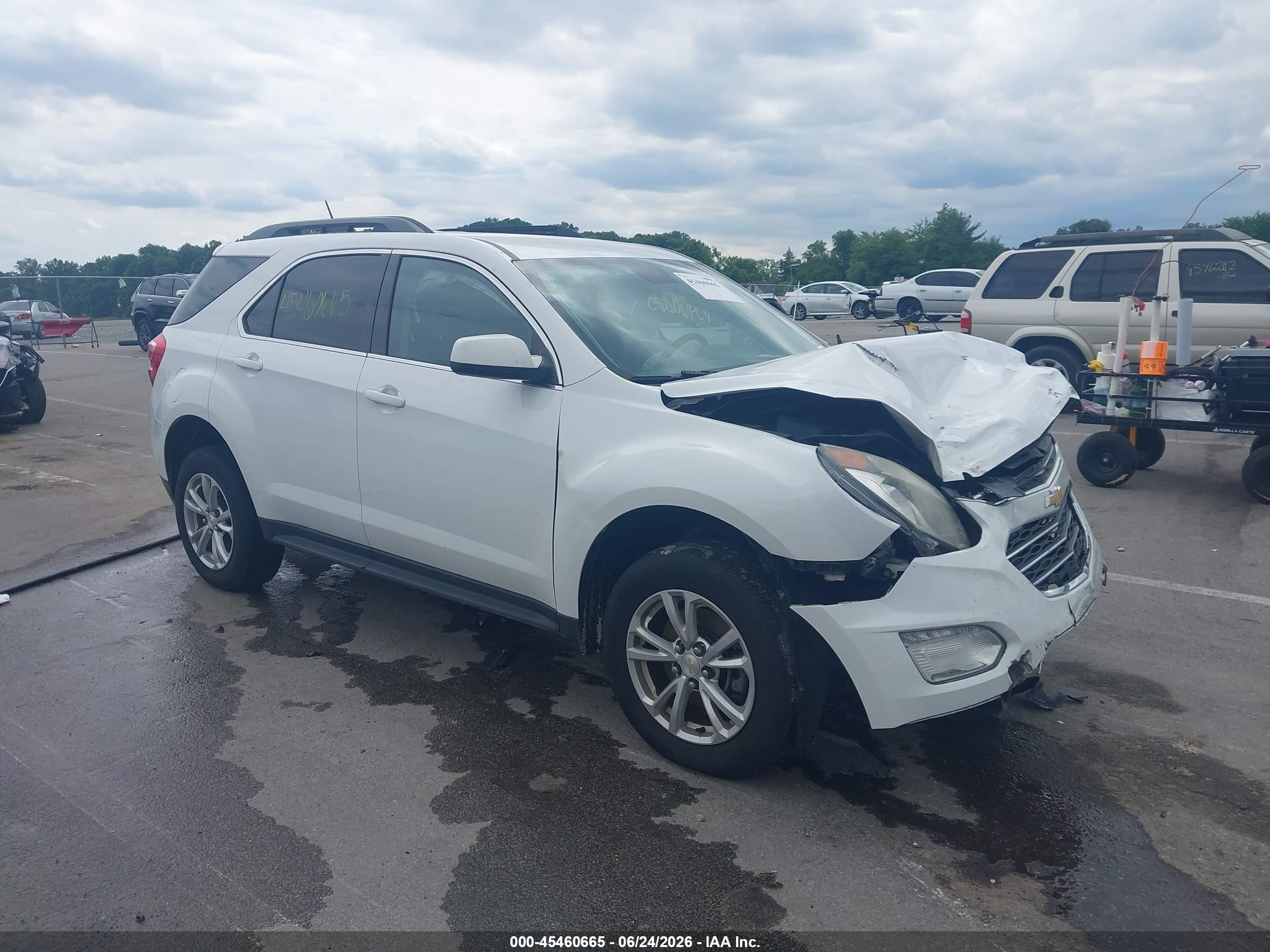 2016 Chevrolet Equinox LT, VIN 2GNFLFE37G6216105 — Front end