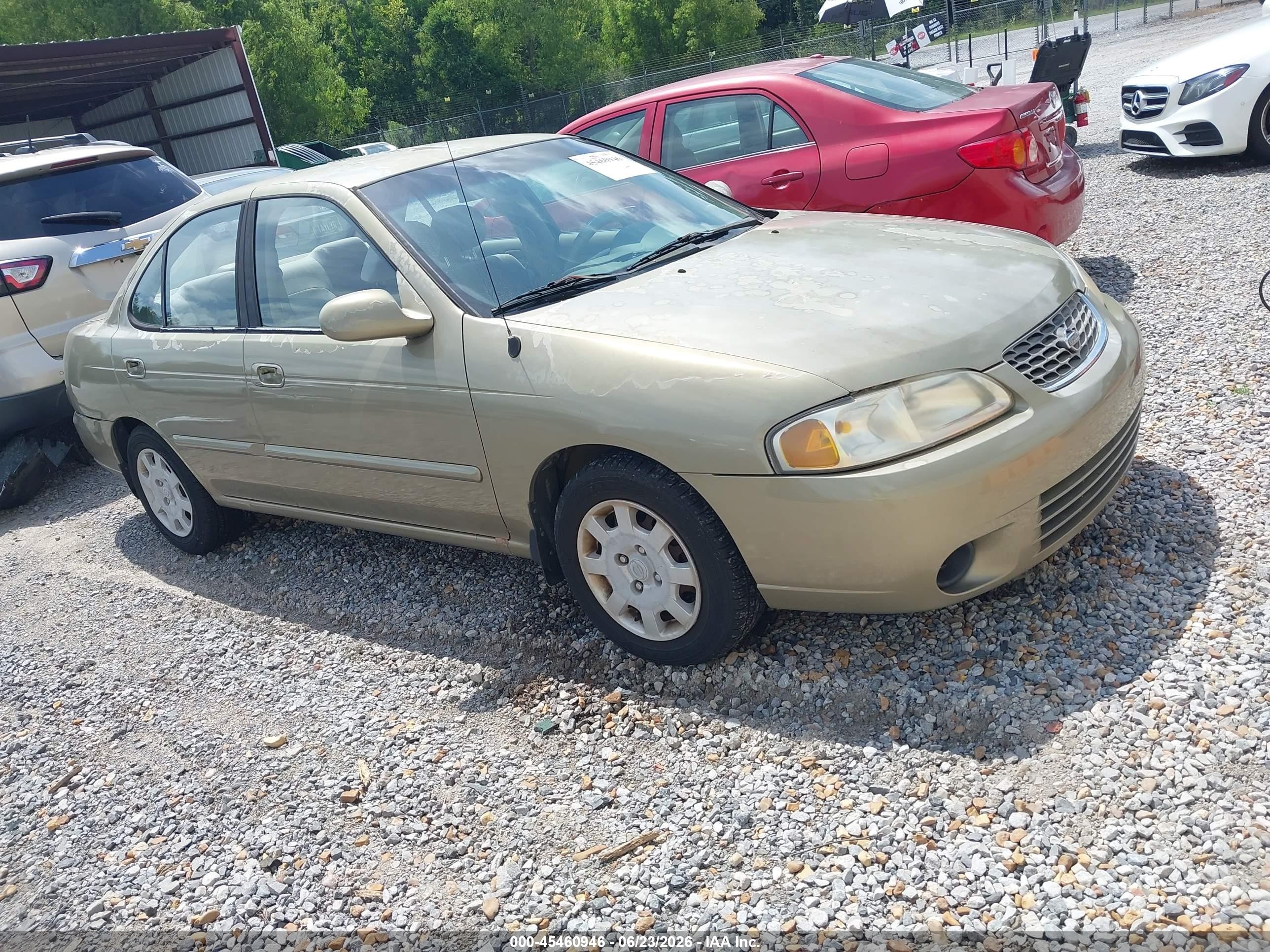 2002 Nissan Sentra GXE, VIN 3N1CB51D02L678634 — Water / flood