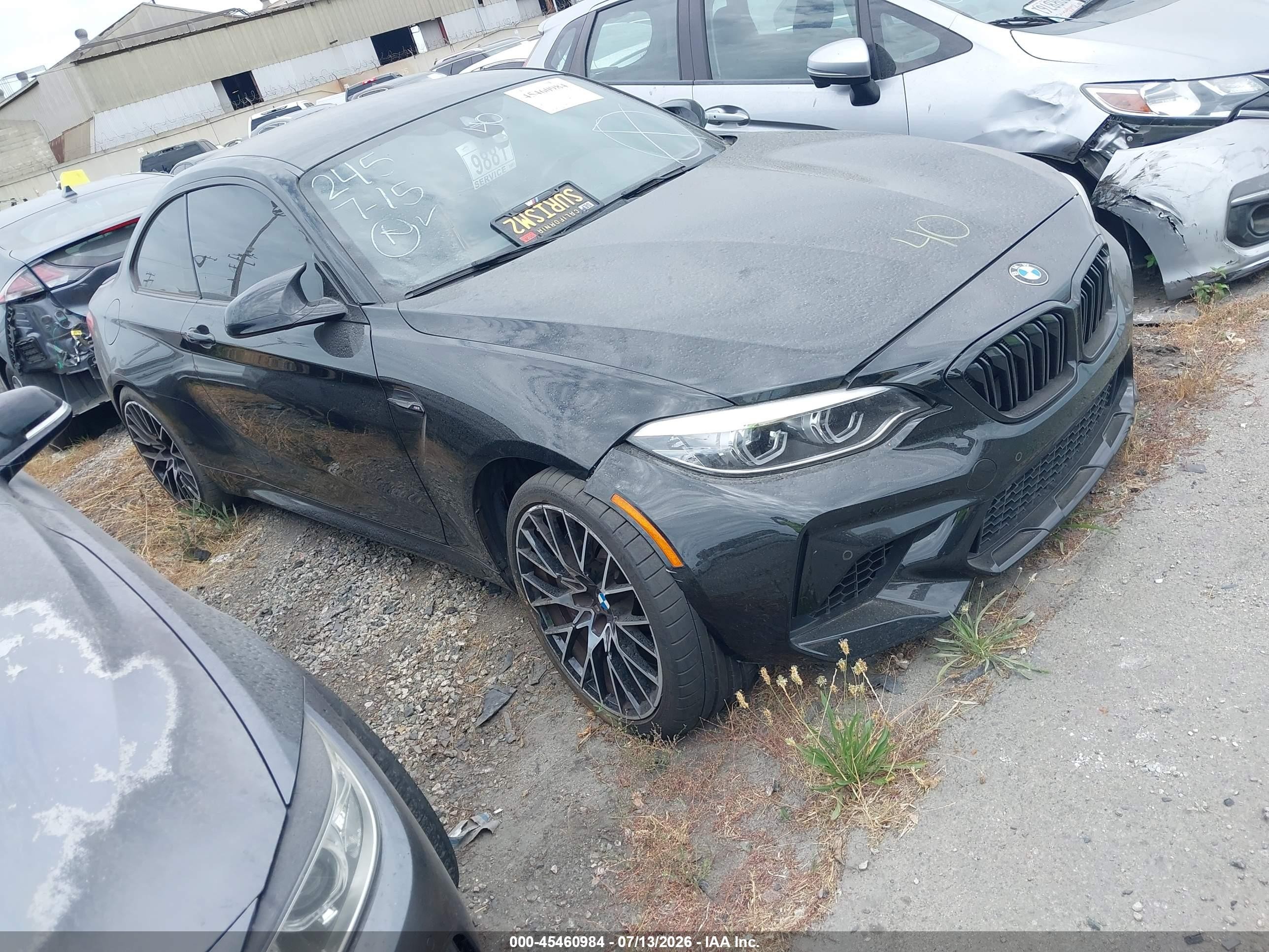 2019 BMW M2 Competition, VIN WBS2U7C51KVB08979 — Front end