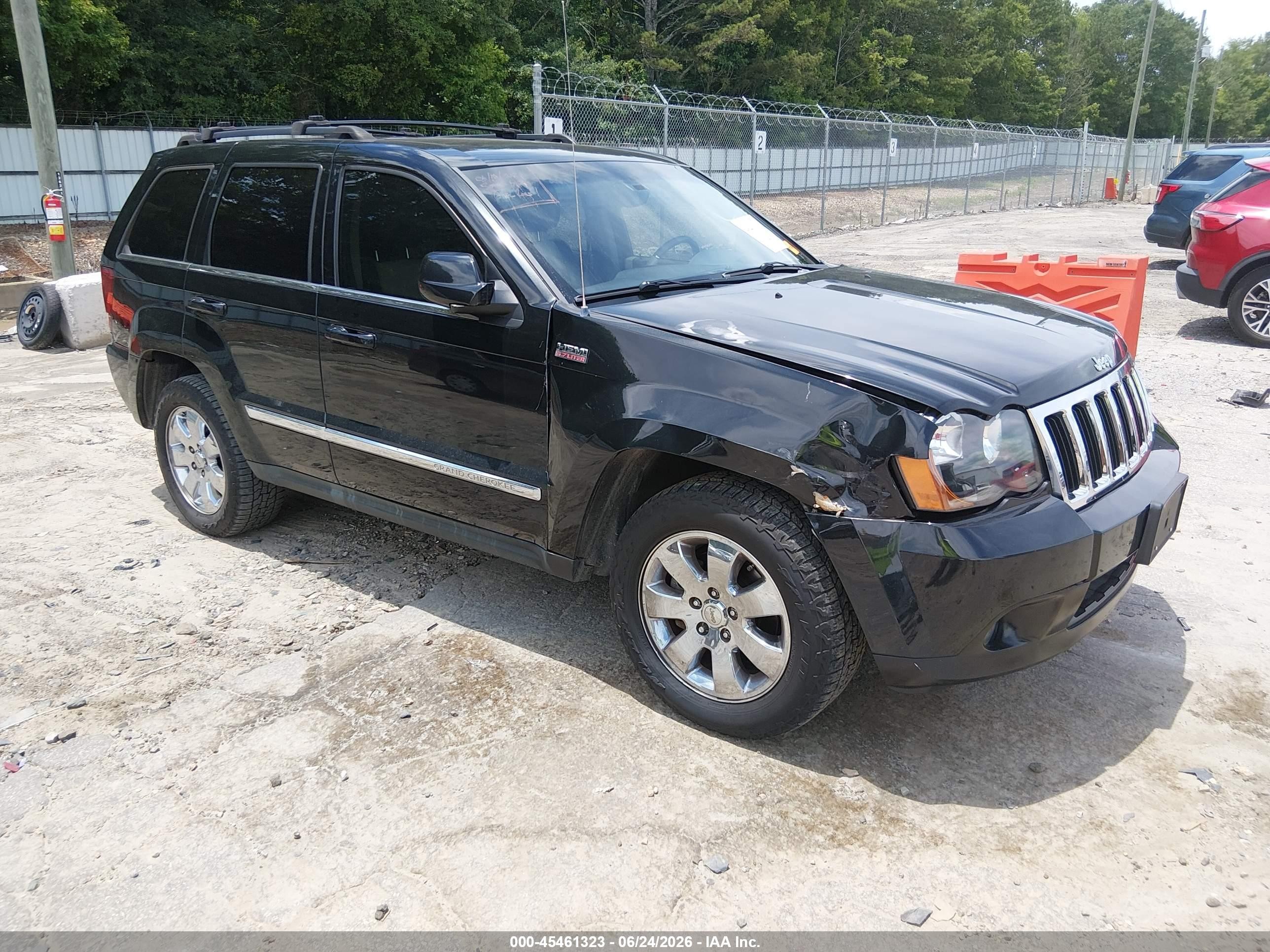 2009 Jeep Grand Cherokee Limited, VIN 1J8HR58T79C523332 — Front end
