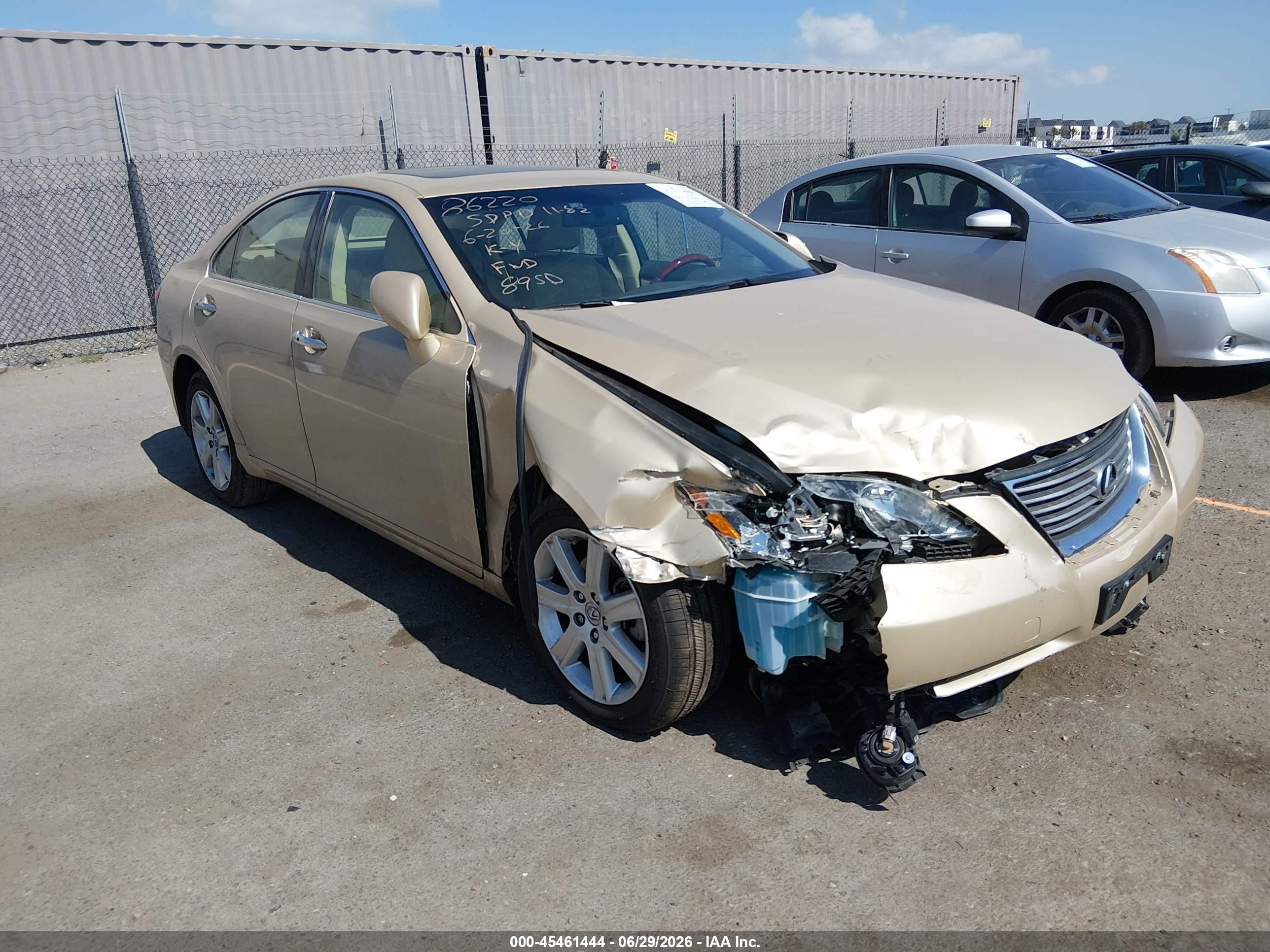2007 Lexus ES 330, VIN JTHBJ46G972030712 — Front end