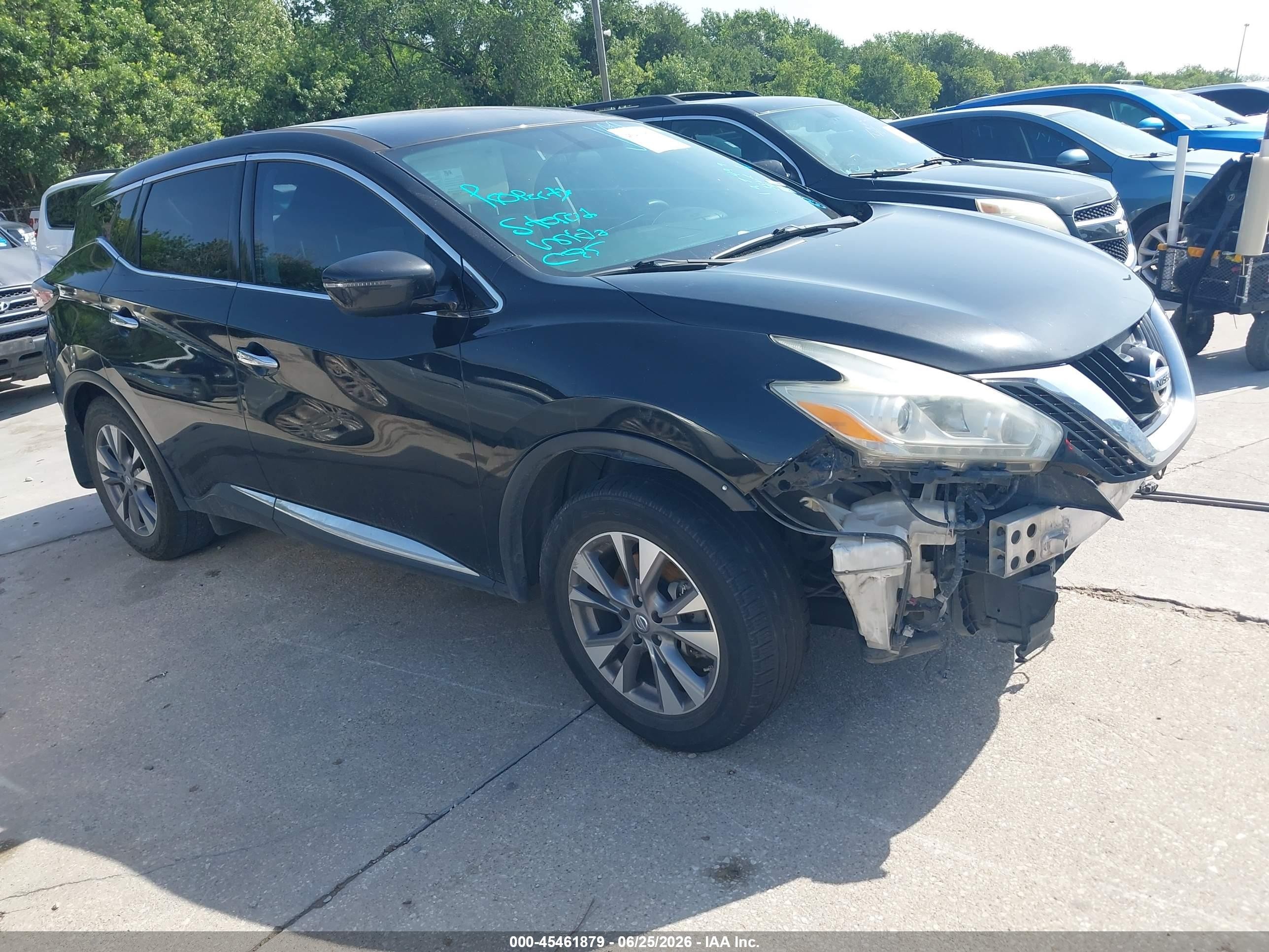 2017 Nissan Murano SL, VIN 5N1AZ2MG2HN197499 — Repossession