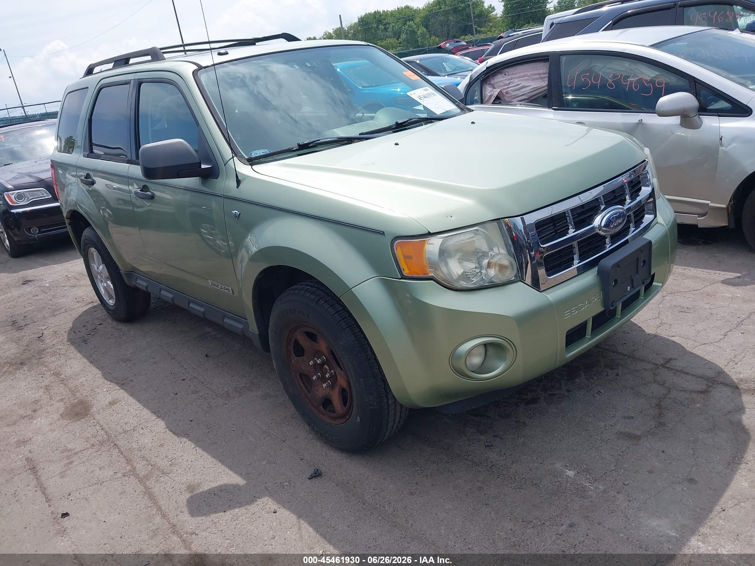 2008 Ford Escape XLT, VIN 1FMCU93188KC25336 — Обычный износ