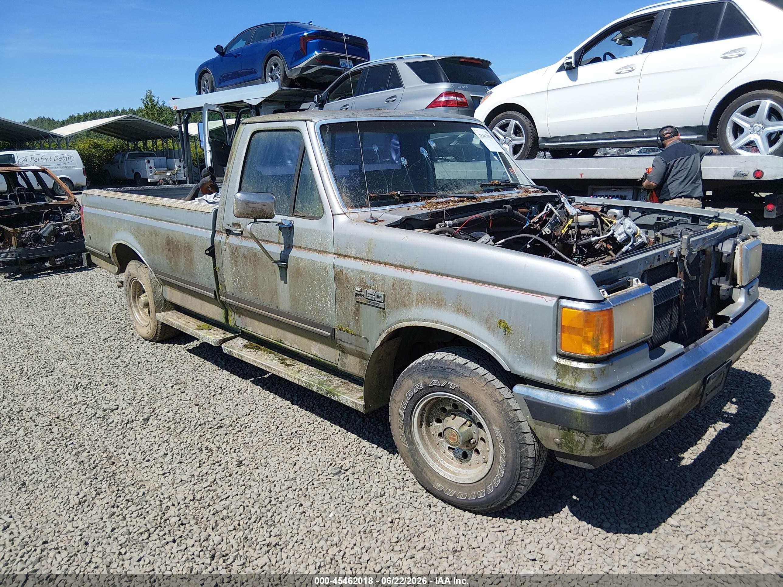 1990 Ford F-150, VIN 2FTDF15N2LCA75015 — Normal wear