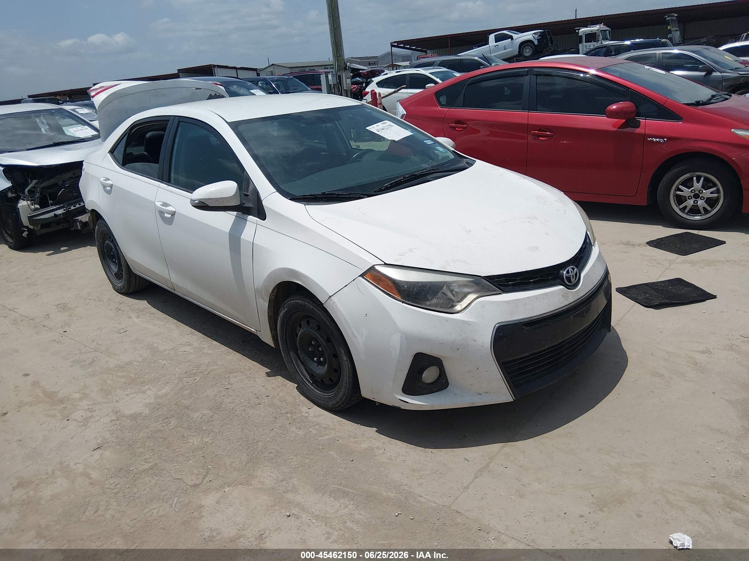 2016 Toyota Corolla S Plus, VIN 5YFBURHE0GP446912 — Rear end