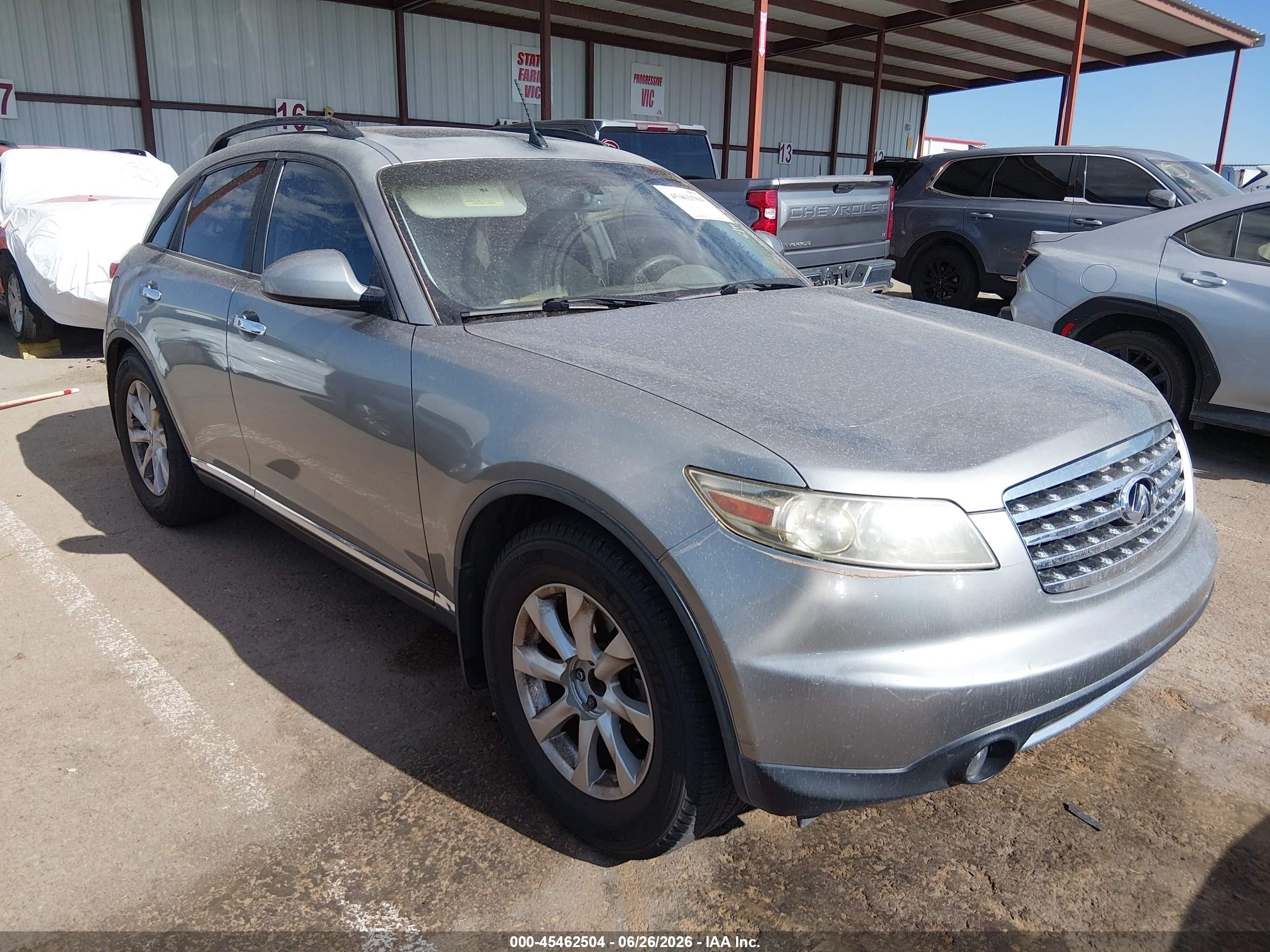 2006 Infiniti FX, VIN JNRAS08U96X104119 — Side