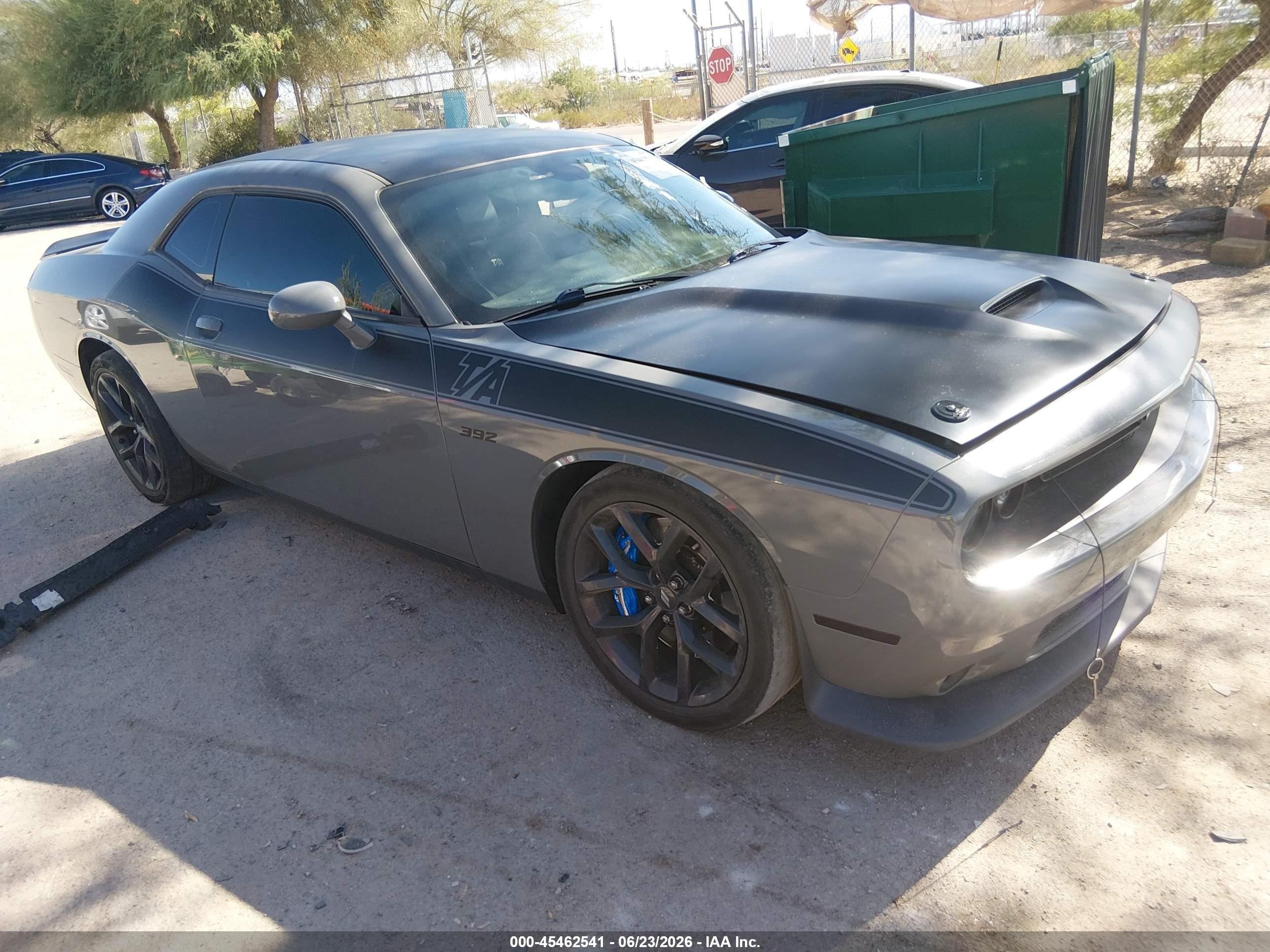 2018 Dodge Challenger R/T Scat Pack, VIN 2C3CDZFJ9JH123996 — Vandalism