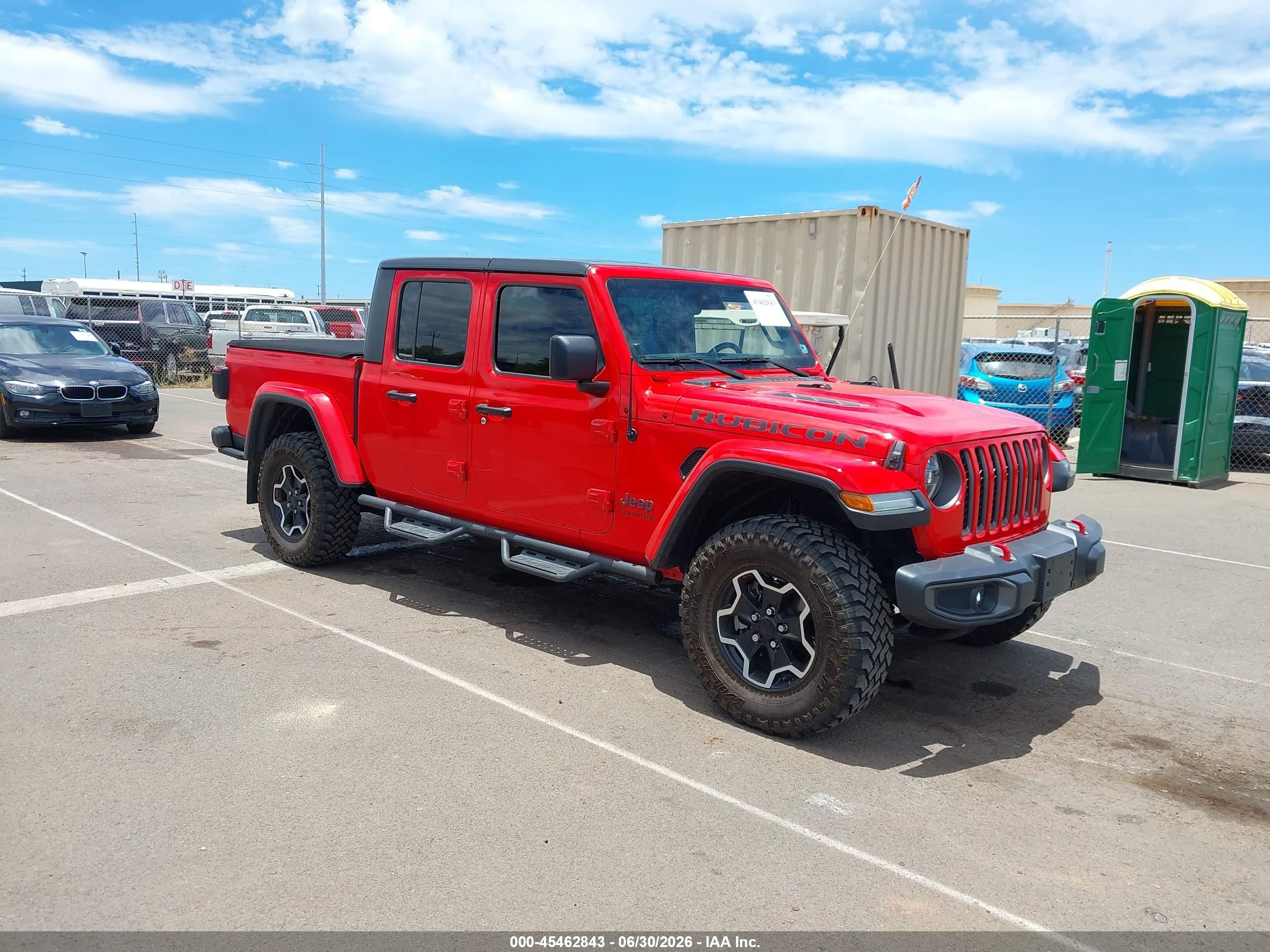 2020 Jeep Gladiator Rubicon, VIN 1C6JJTBG0LL145756 — Not stated