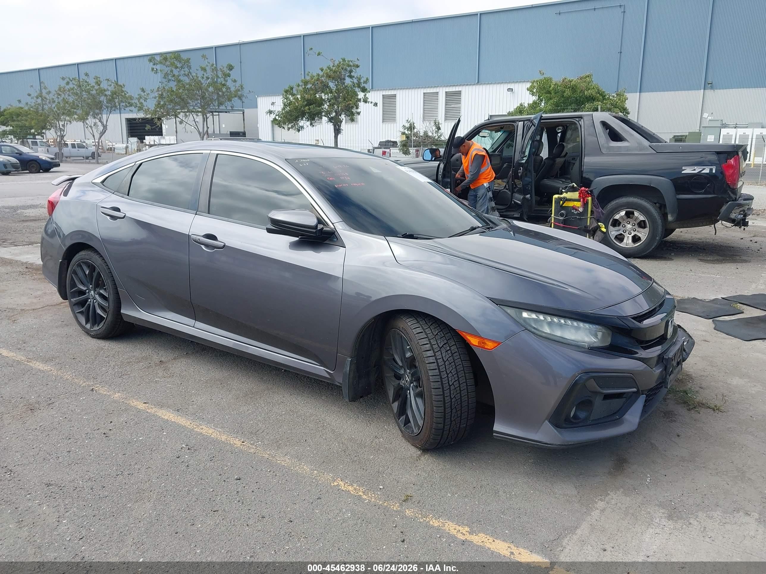 2020 Honda Civic Si, VIN 2HGFC1E58LH707215 — Front end