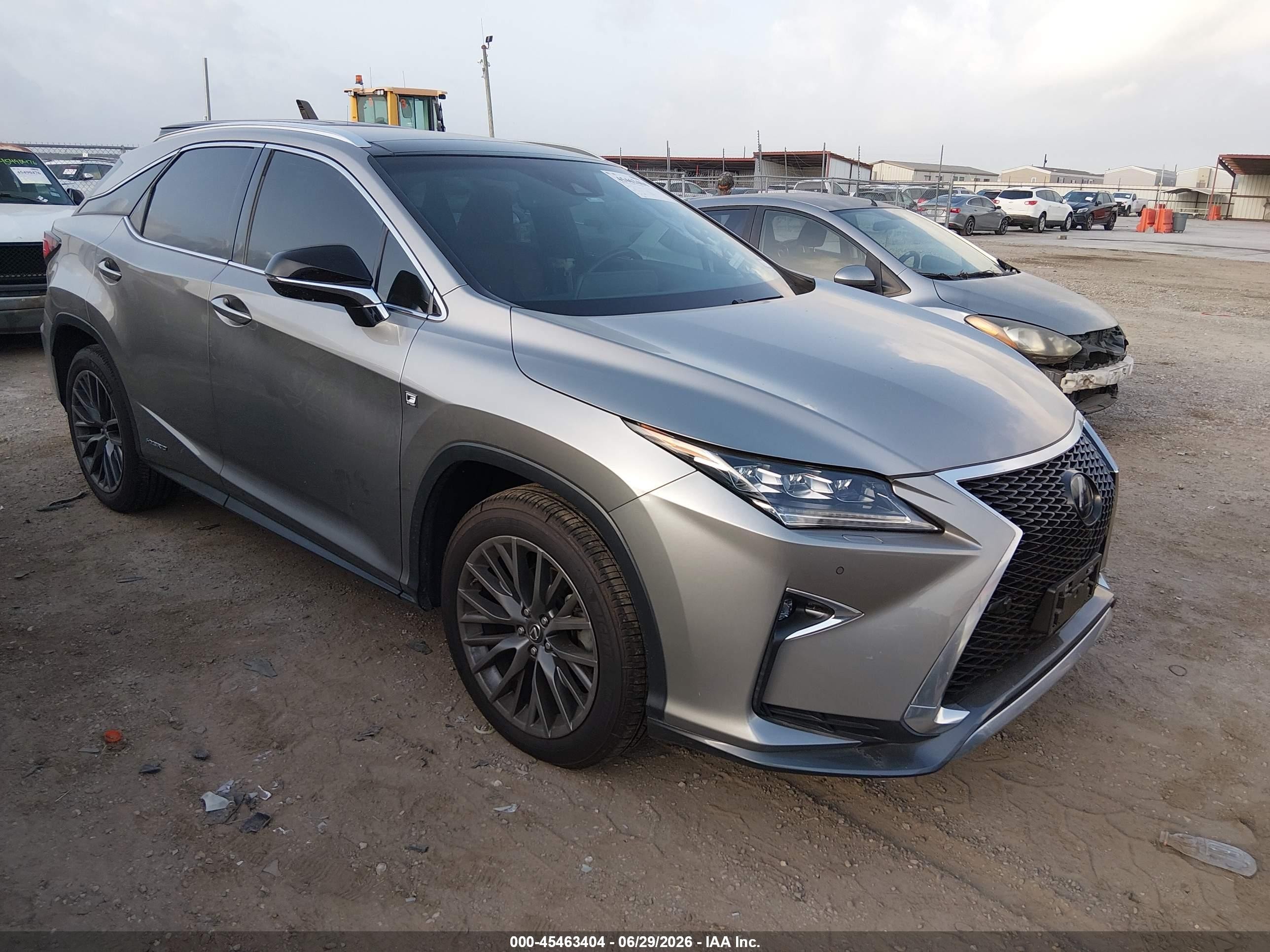 2019 Lexus RX 450h, VIN 2T2BGMCA1KC041127 — Stripped