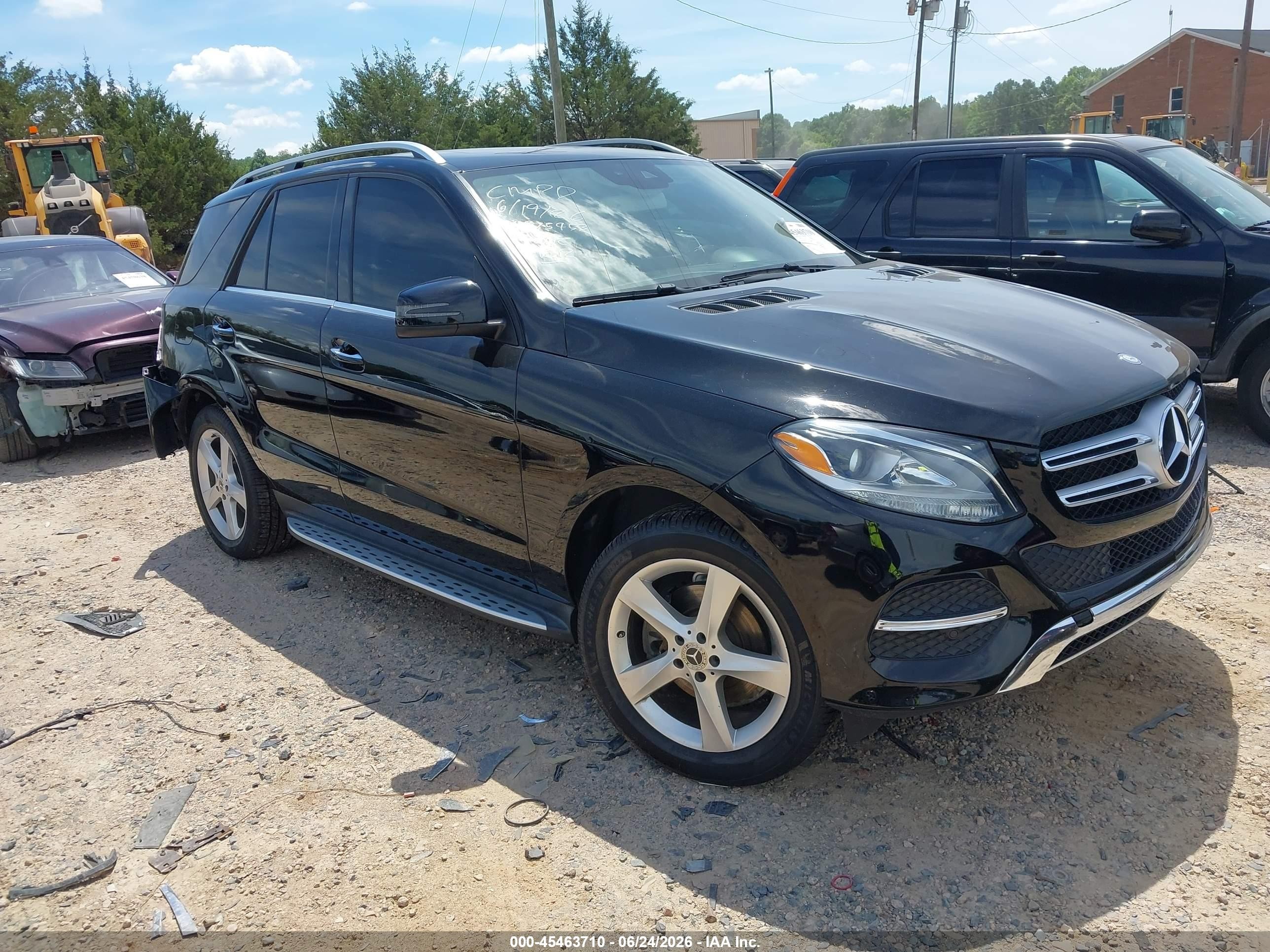2017 Mercedes-Benz GLE 350, VIN 4JGDA5JB6HA875953 — Side
