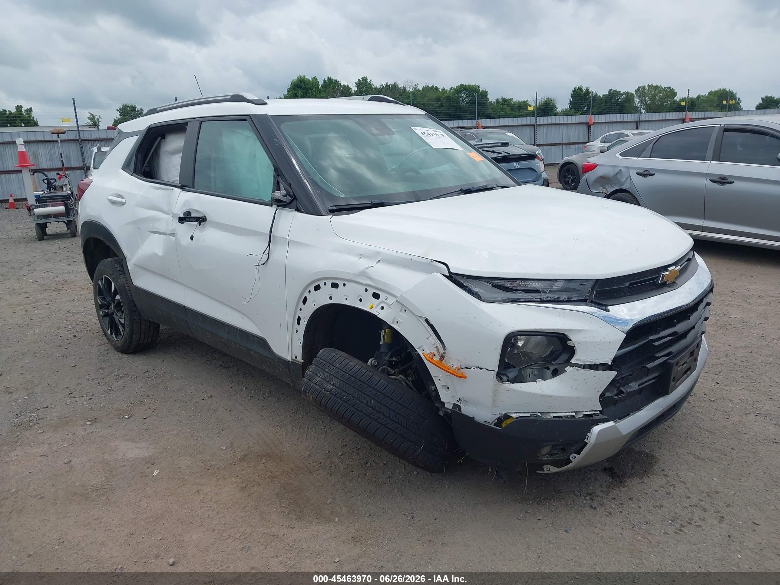 2022 Chevrolet TrailBlazer LT, VIN KL79MPS28NB135531 — Side