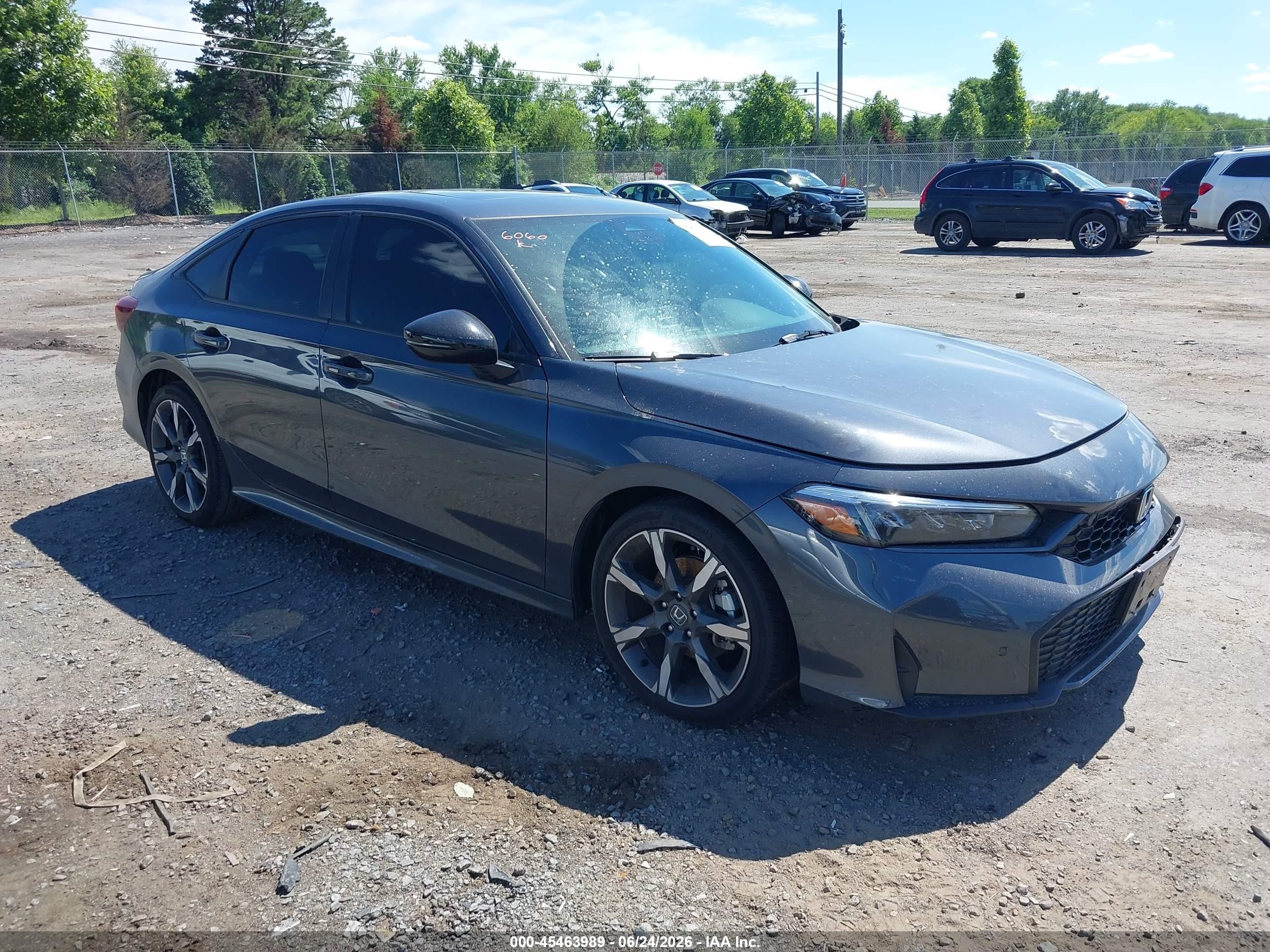 2026 Honda Civic Sport, VIN 2HGFE4F82TH325038 — Front end