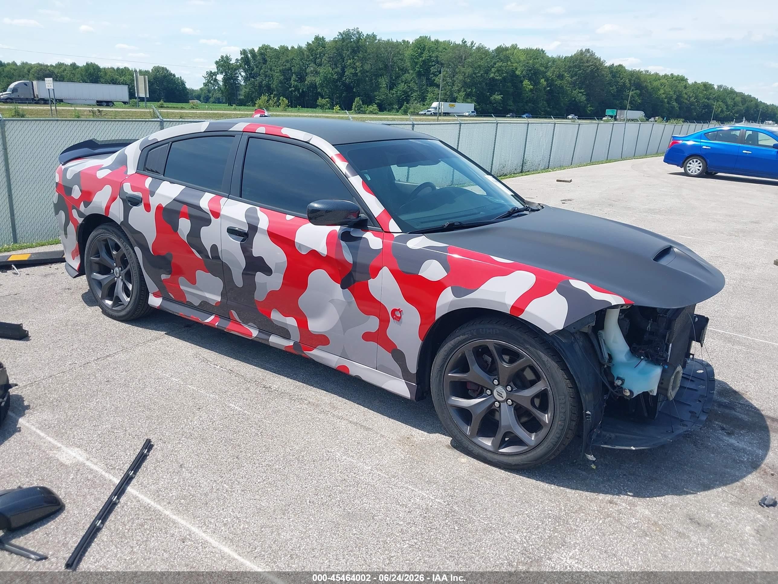2019 Dodge Charger R/T, VIN 2C3CDXCT0KH527085 — Front end