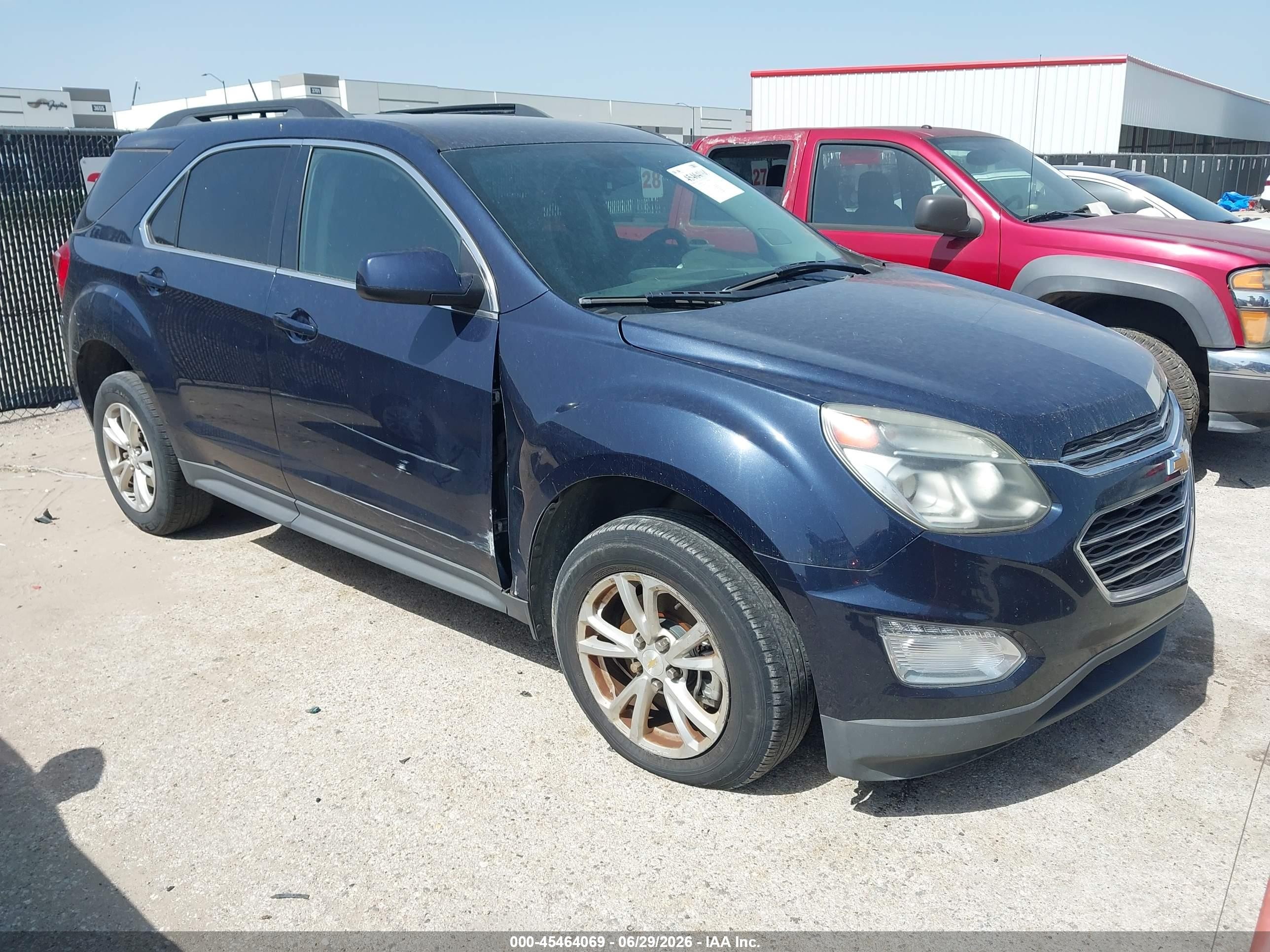 2016 Chevrolet Equinox LT, VIN 2GNFLFEK1G6206578 — Normal wear