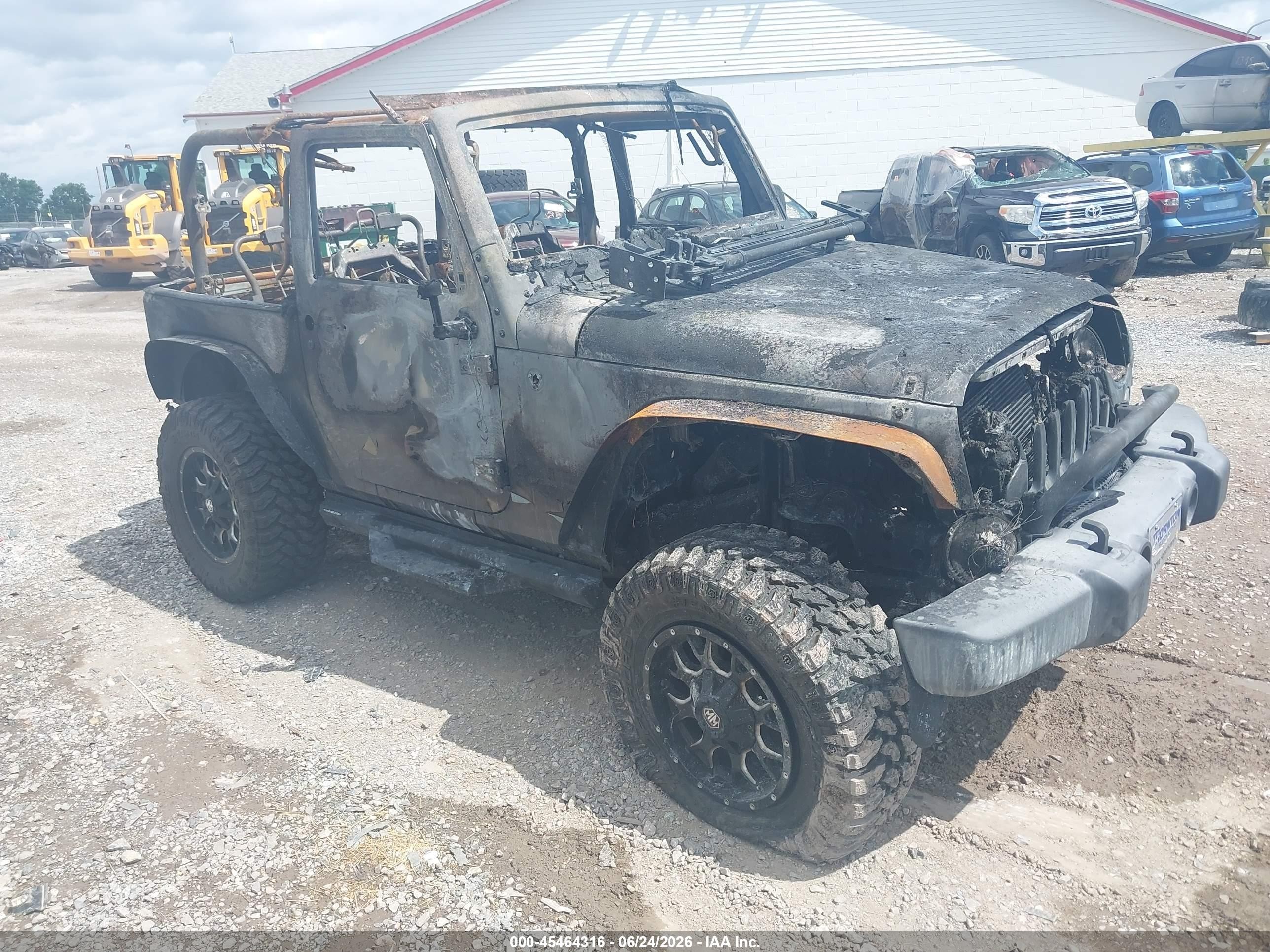 2016 Jeep Wrangler Sport, VIN 1C4AJWAG0GL324381 — Burn